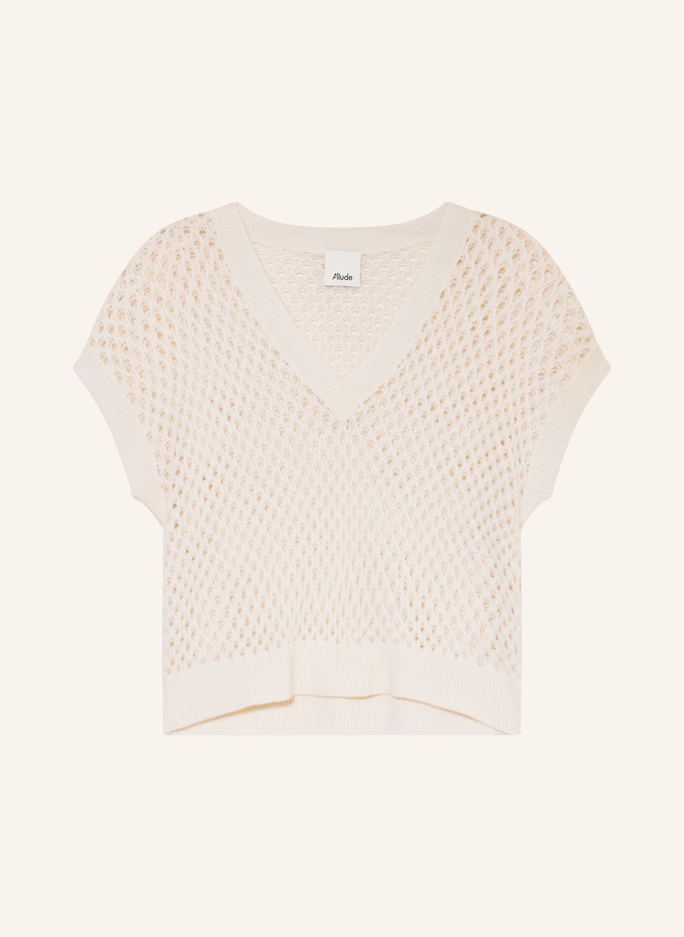 ALLUDE Sweter z kaszmiru: ECRU