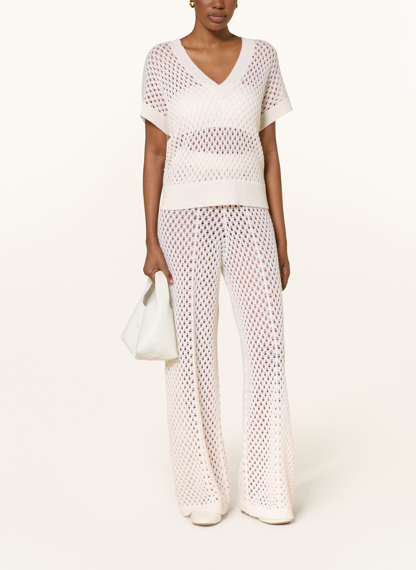 ALLUDE Sweter z kaszmiru: ECRU