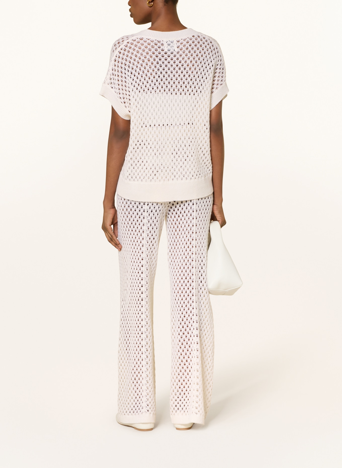 ALLUDE Sweter z kaszmiru: ECRU