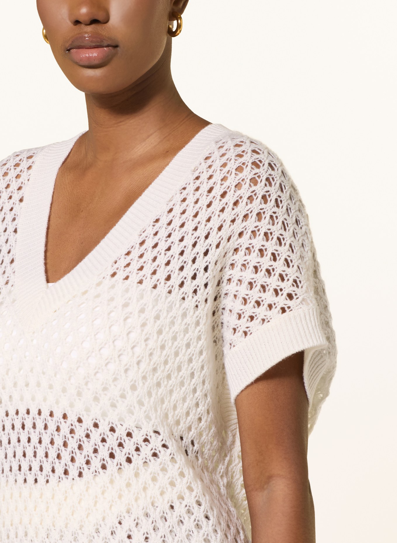 ALLUDE Sweter z kaszmiru: ECRU