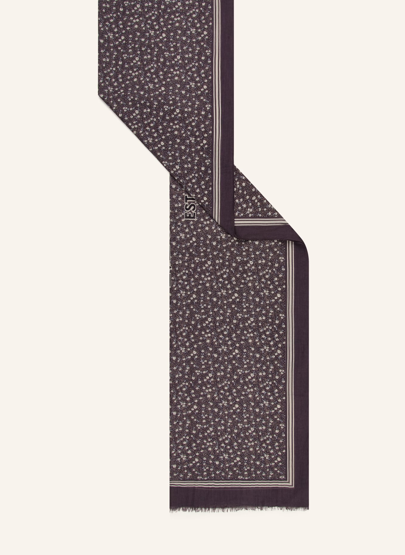 Marc O'Polo scarf: DARK BLUE / BEIGE / TAUPE