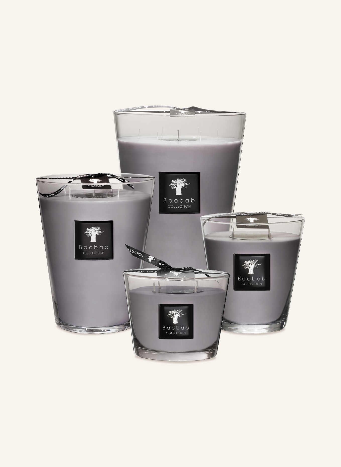 Baobab COLLECTION Duftkerze WHITE RHINO: GRAU