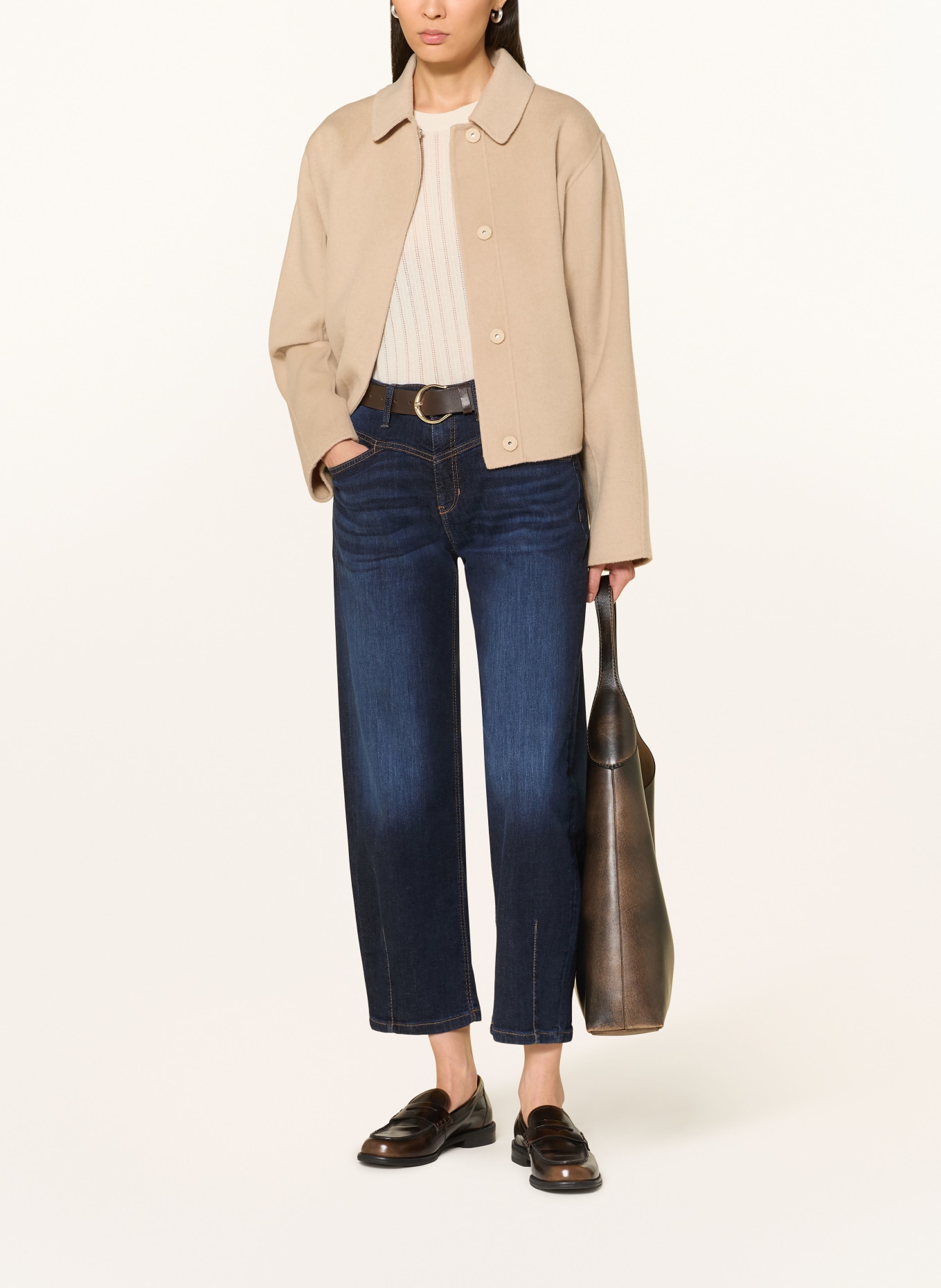 CAMBIO Barrel Jeans ELIN: 5103 dark used wash