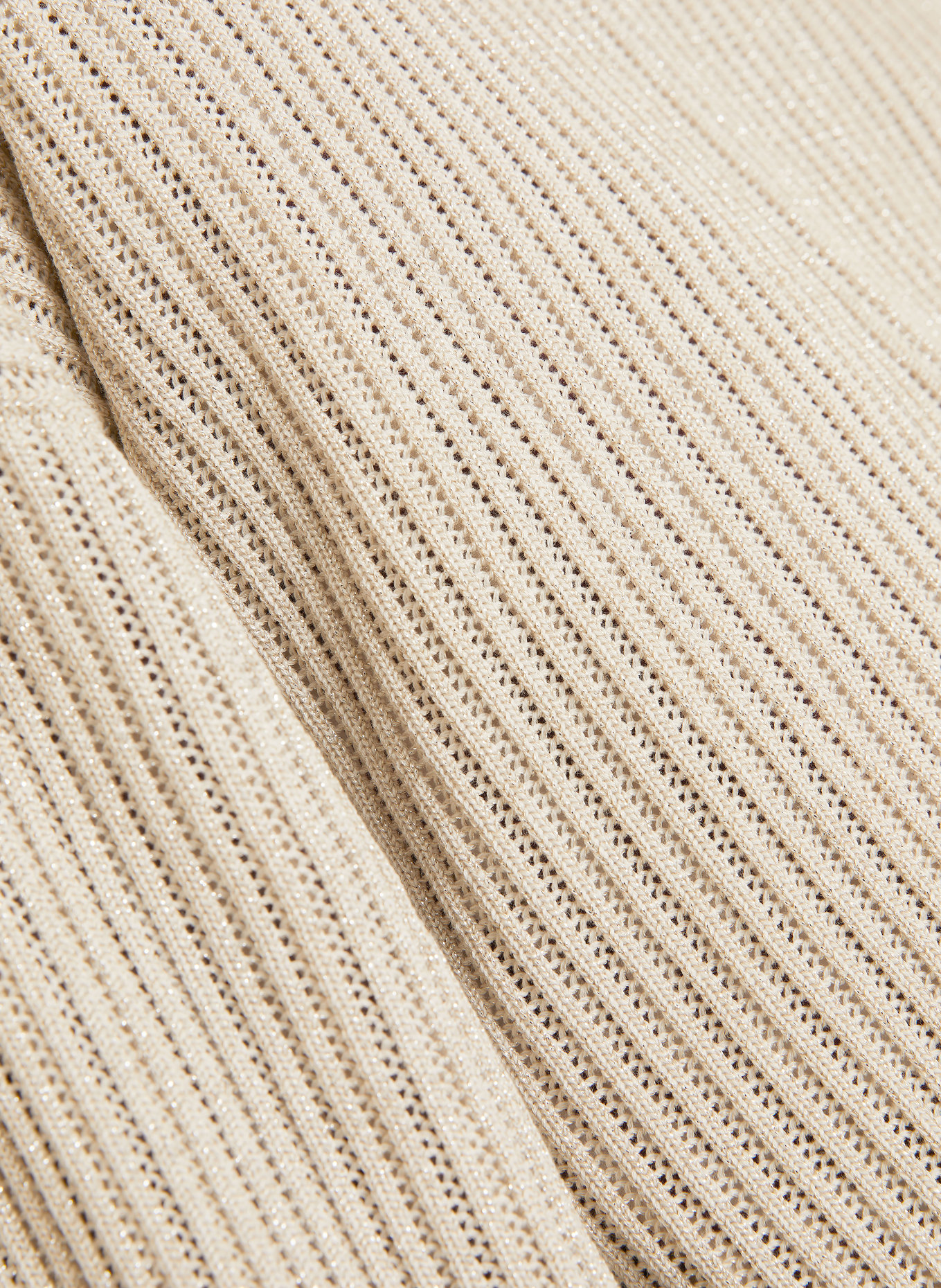 BRUNELLO CUCINELLI Pullover mit Glitzergarn: ECRU / SILBER