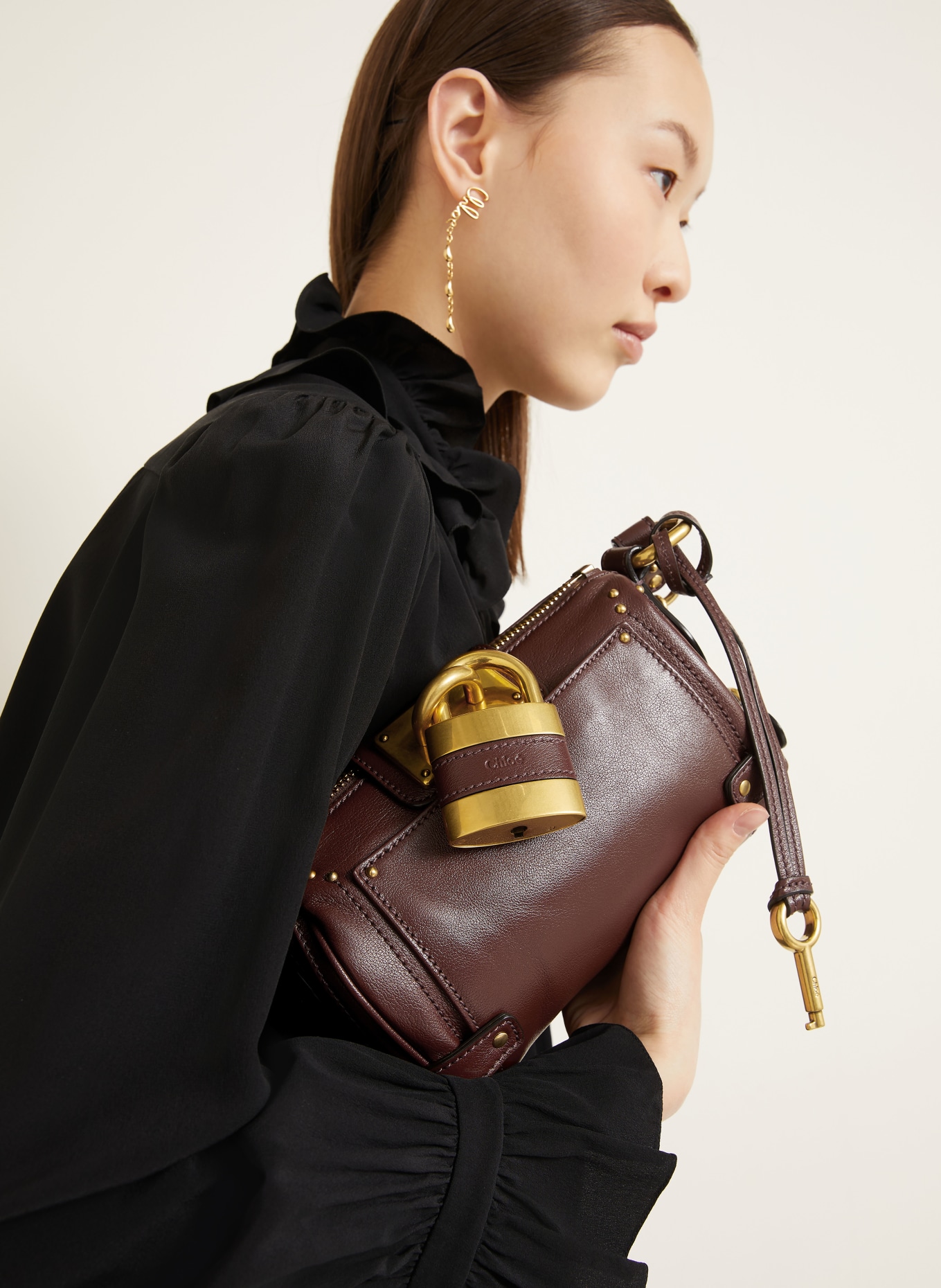 Chloé Torba na ramię PADDINGTON SMALL: Crafty Brown