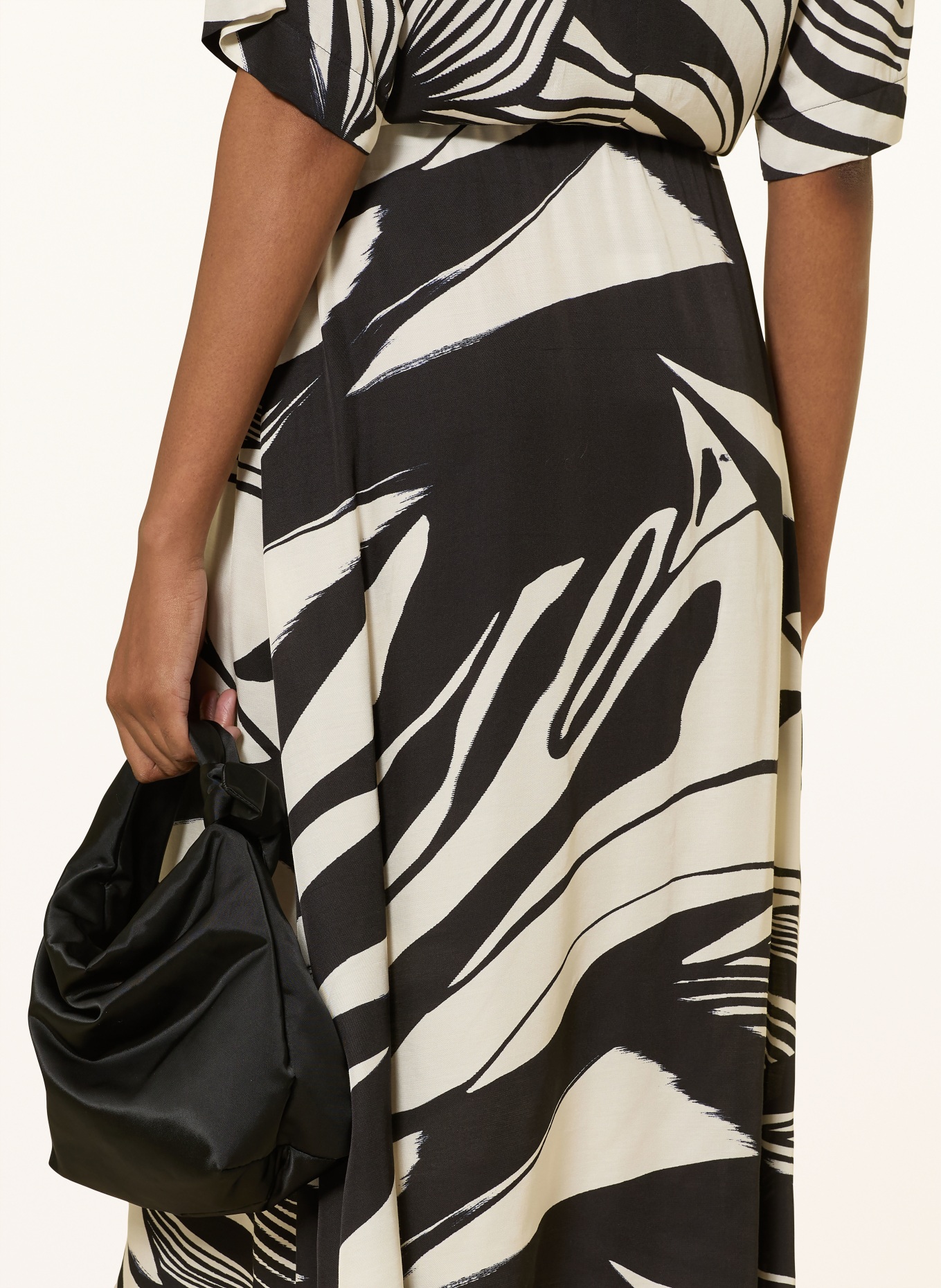 ELENA MIRO Rock: SCHWARZ / ECRU