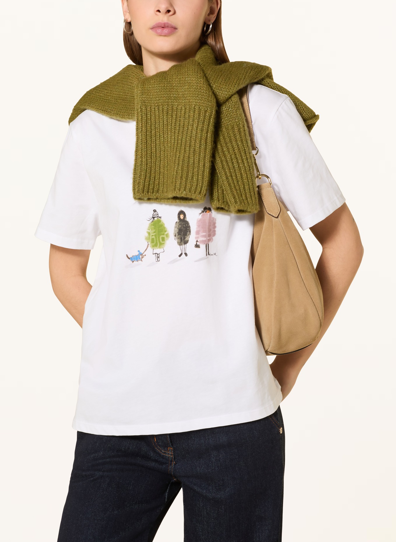 kera till T-shirt: WHITE