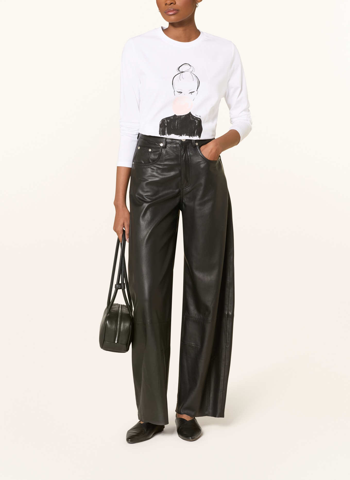 kera till Long-sleeved BULLE: WHITE