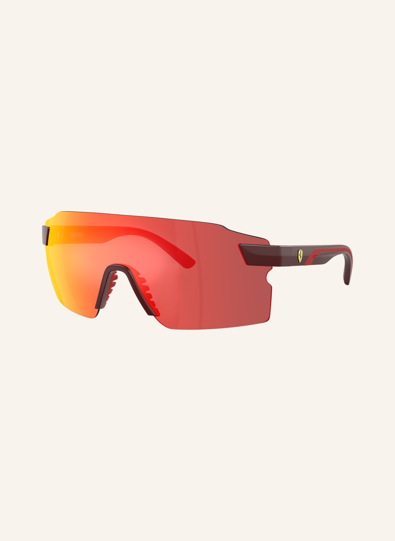Scuderia Ferrari Sonnenbrille FZ6024U: SCHWARZ/ ROT VERSPIEGELT