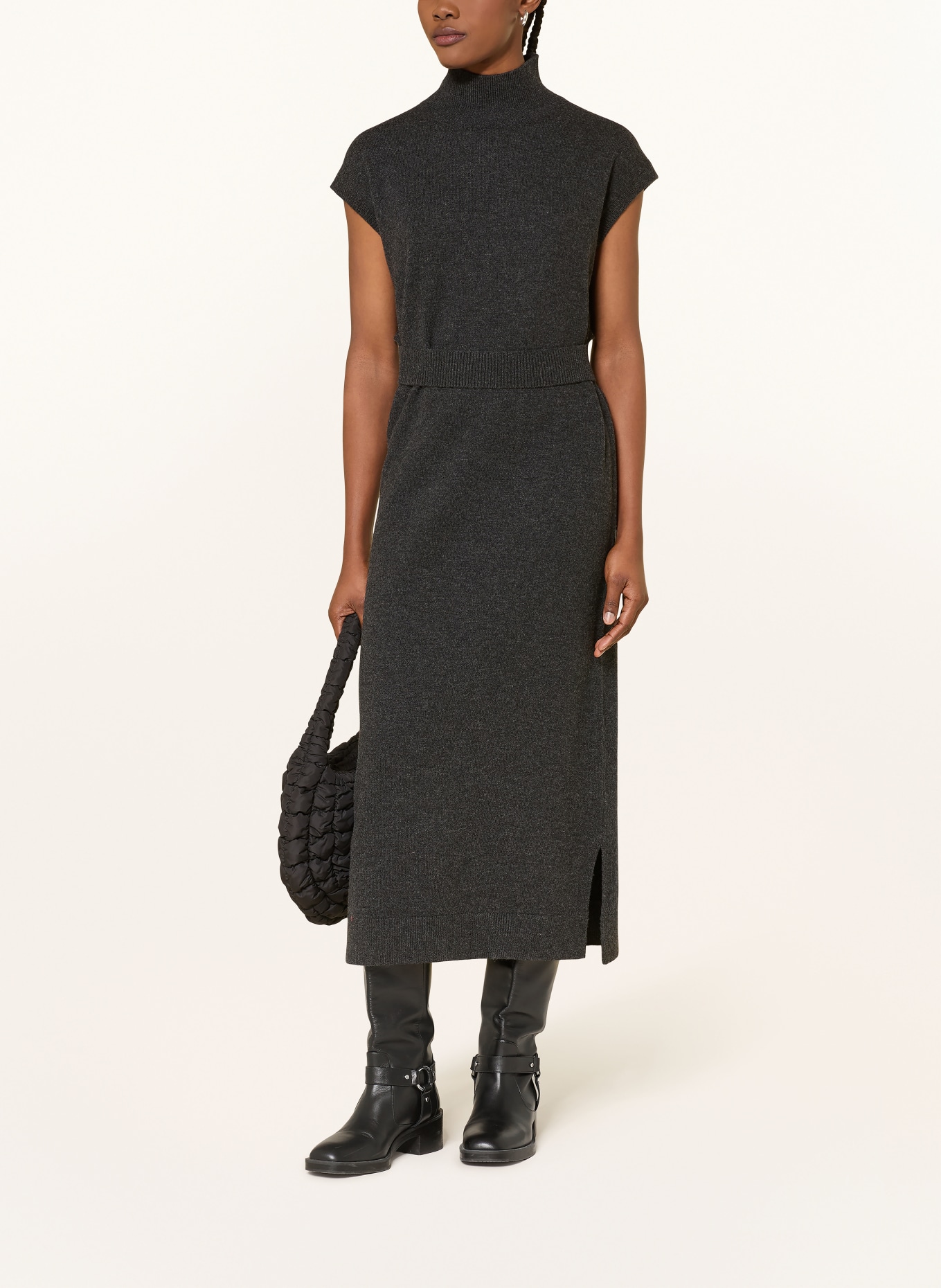 COS Strickkleid: DUNKELGRAU