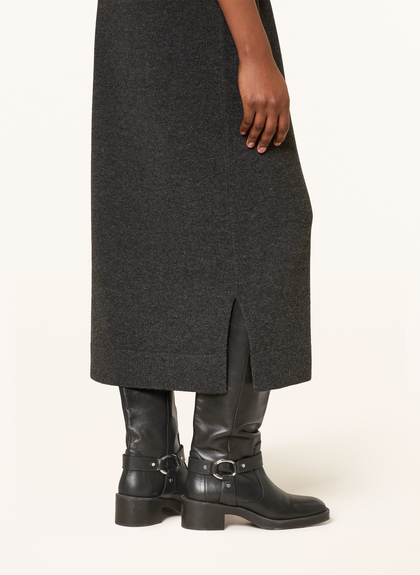 COS Strickkleid: DUNKELGRAU