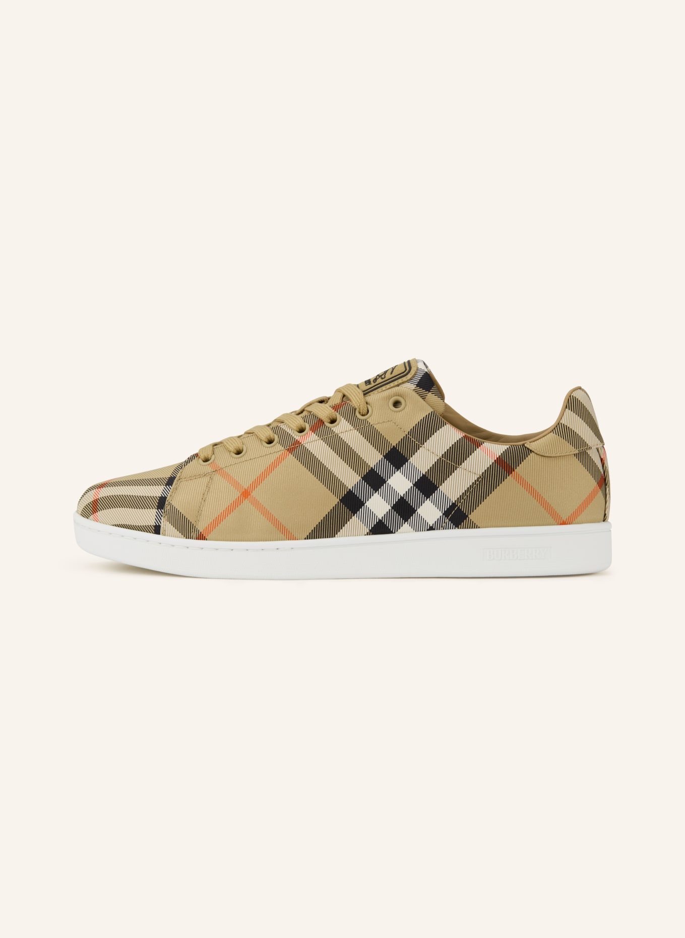 BURBERRY Sneaker: CAMEL / ORANGE / SCHWARZ