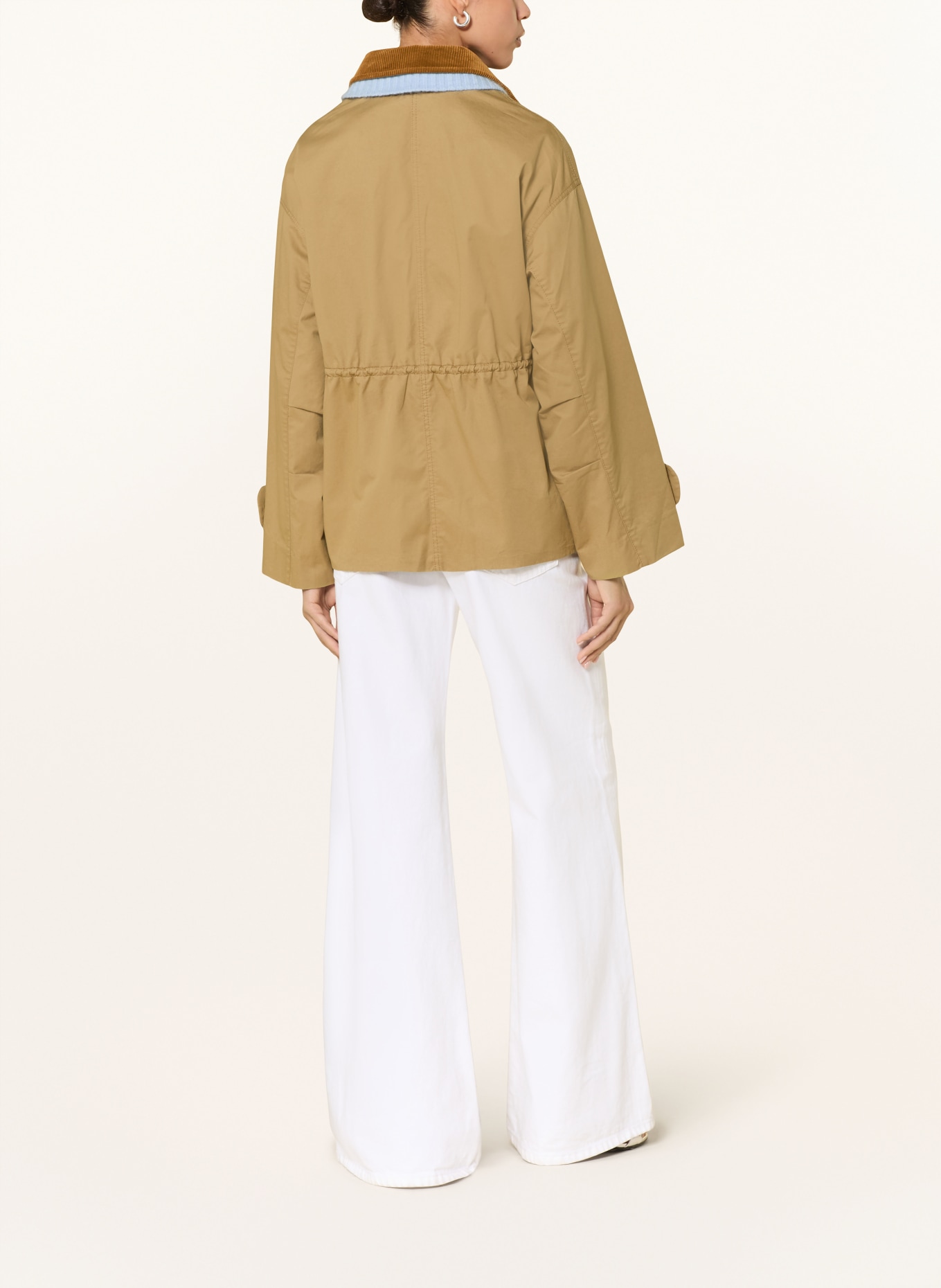 DOROTHEE SCHUMACHER Bunda ADVENTUROUS MOVEMENT: BÉŽOVÁ / HNĚDÁ / TMAVĚ MODRÁ