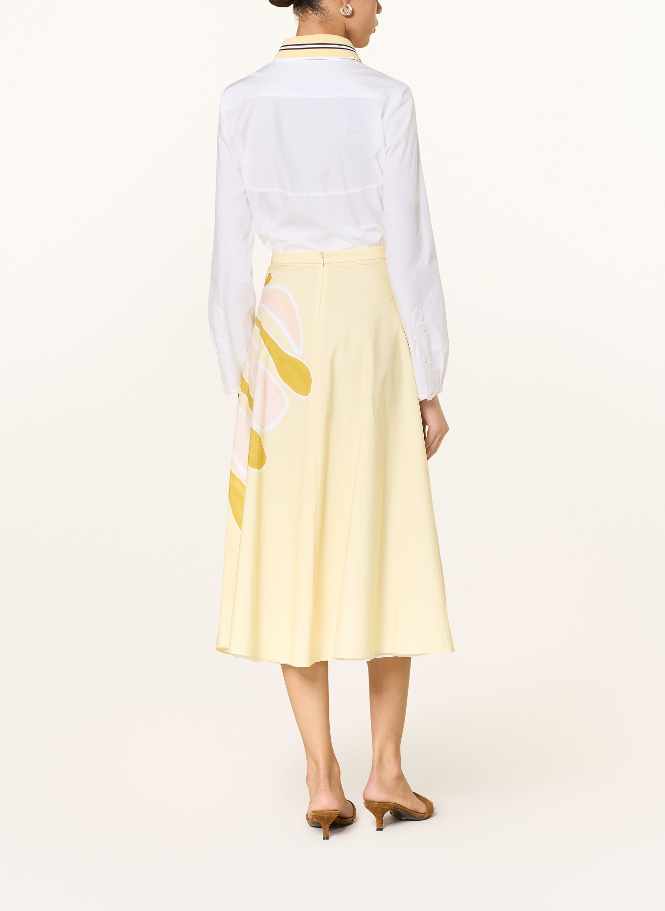 DOROTHEE SCHUMACHER Rock FLORAL POWER: GELB / HELLORANGE / DUNKELGELB