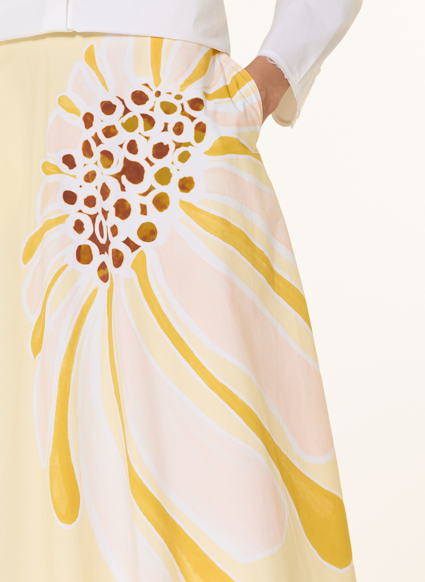 DOROTHEE SCHUMACHER Rock FLORAL POWER: GELB / HELLORANGE / DUNKELGELB