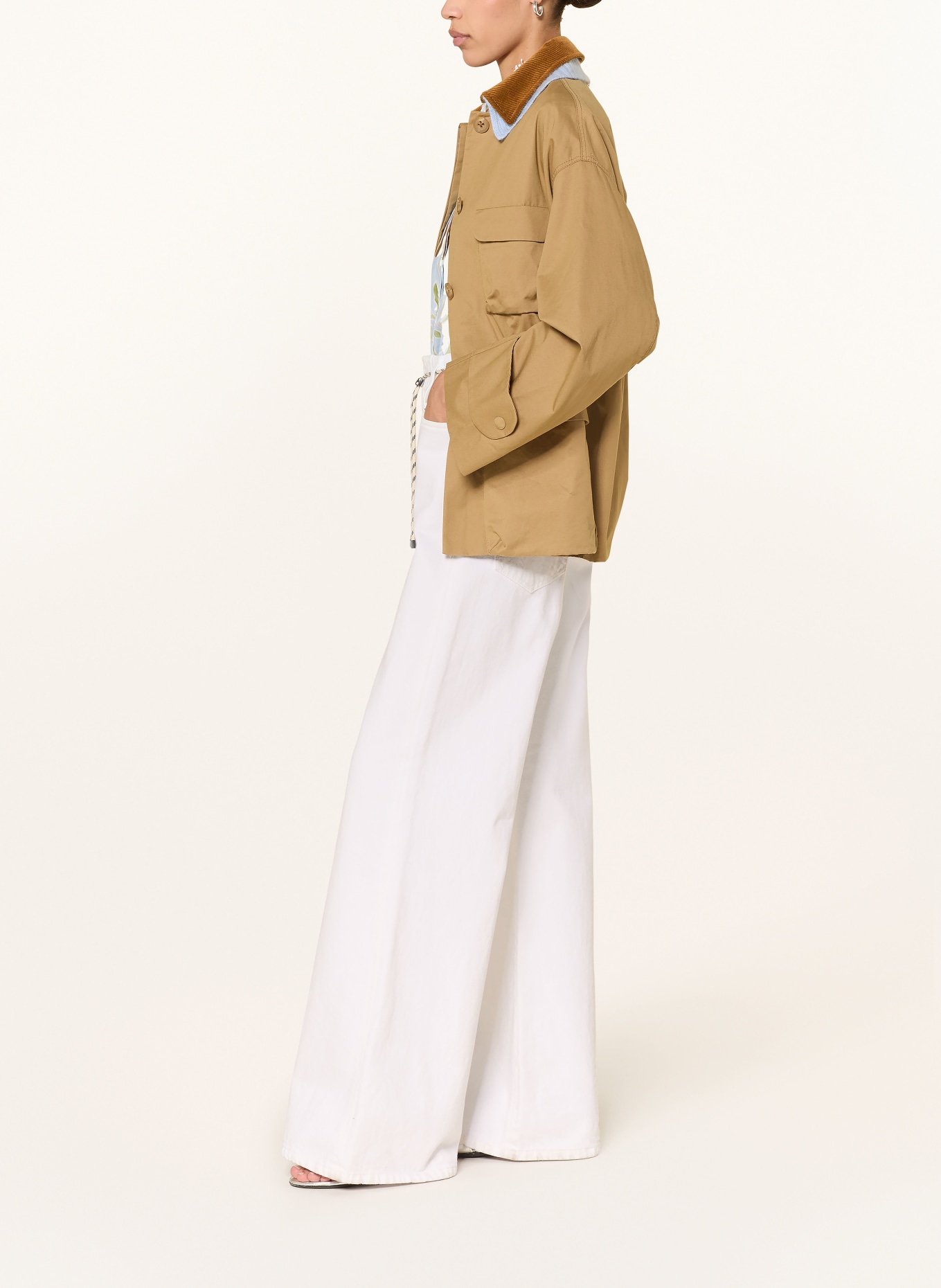 DOROTHEE SCHUMACHER Džíny s širokými nohavicemi ATTRACTION: 100 PURE WHITE