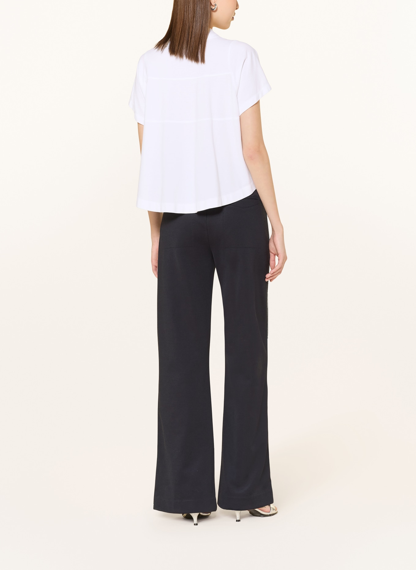 DOROTHEE SCHUMACHER Picqué-Poloshirt SPORTY ROMANCE: WEISS