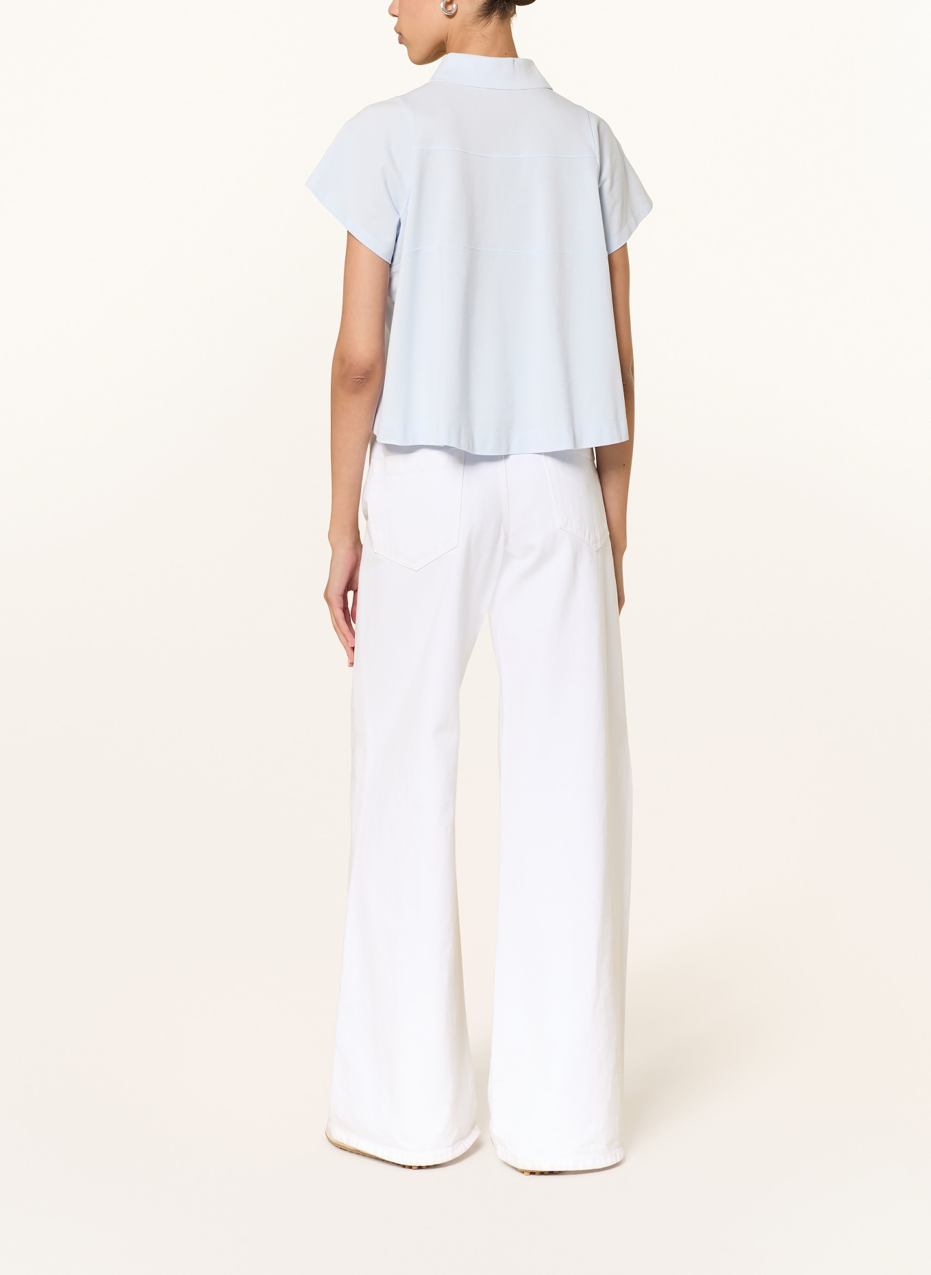 DOROTHEE SCHUMACHER Picqué-Poloshirt SPORTY ROMANCE: HELLBLAU