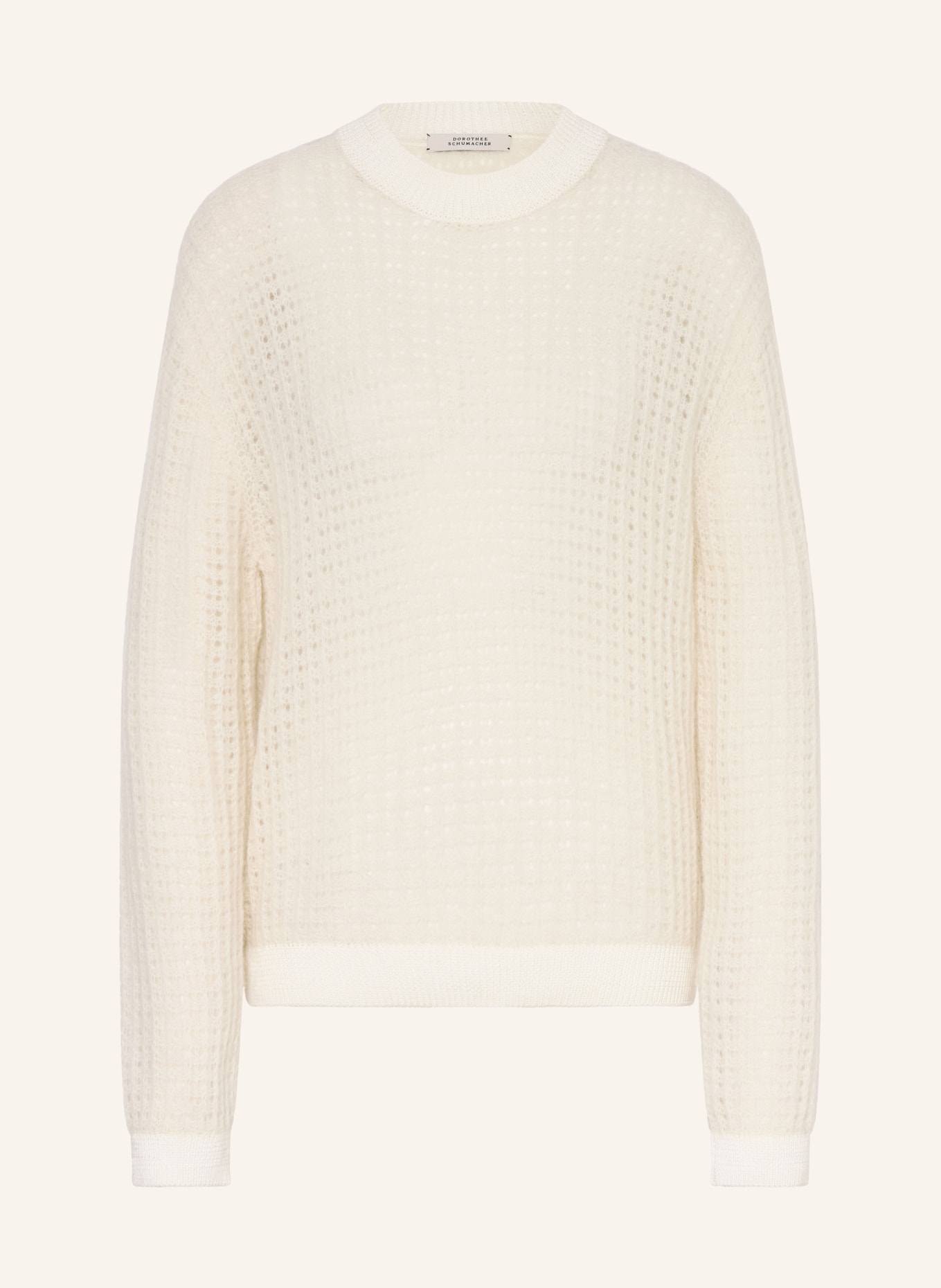 DOROTHEE SCHUMACHER Pullover AIRY SOFTNESS mit Alpaka: ECRU