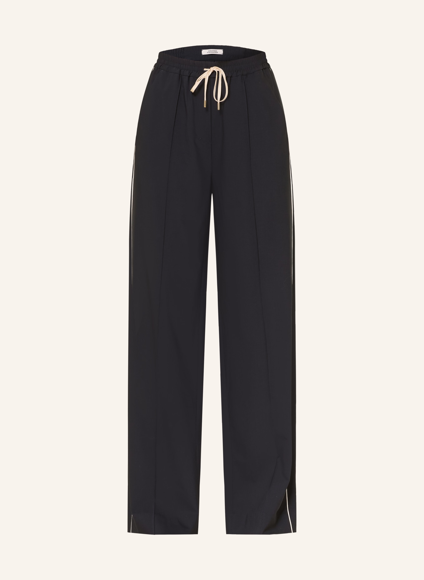 DOROTHEE SCHUMACHER CASUAL ATTRACTION Jogger-Style Pants: DARK BLUE