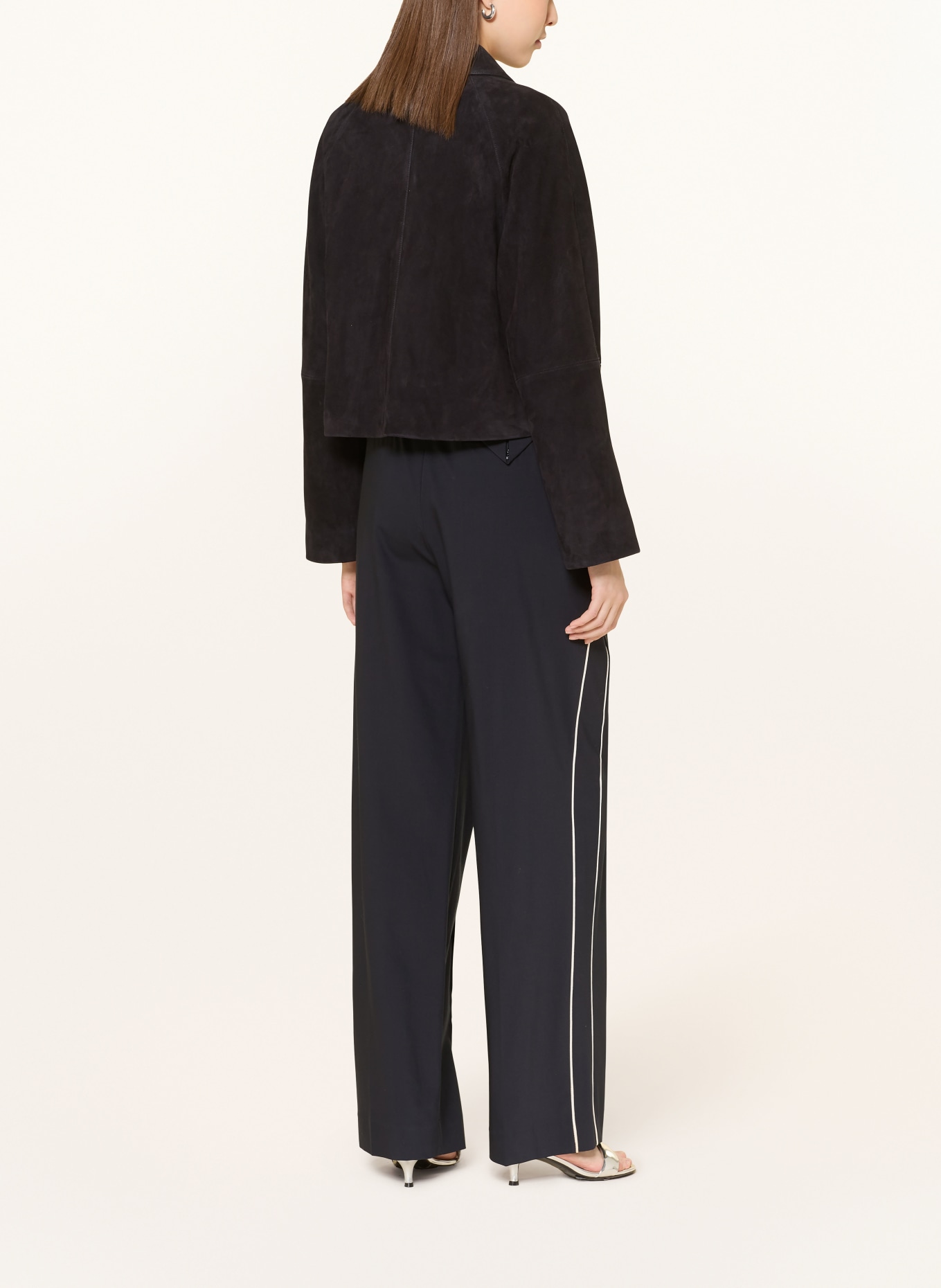 DOROTHEE SCHUMACHER CASUAL ATTRACTION Jogger-Style Pants: DARK BLUE
