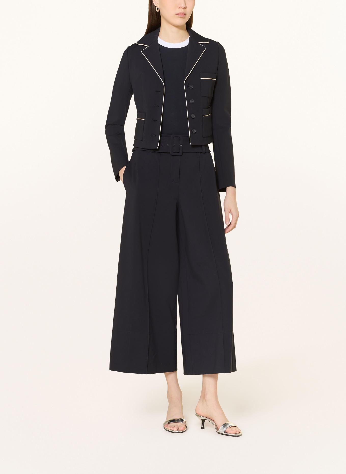 DOROTHEE SCHUMACHER EMOTIONAL ESSENCE culottes: DARK BLUE