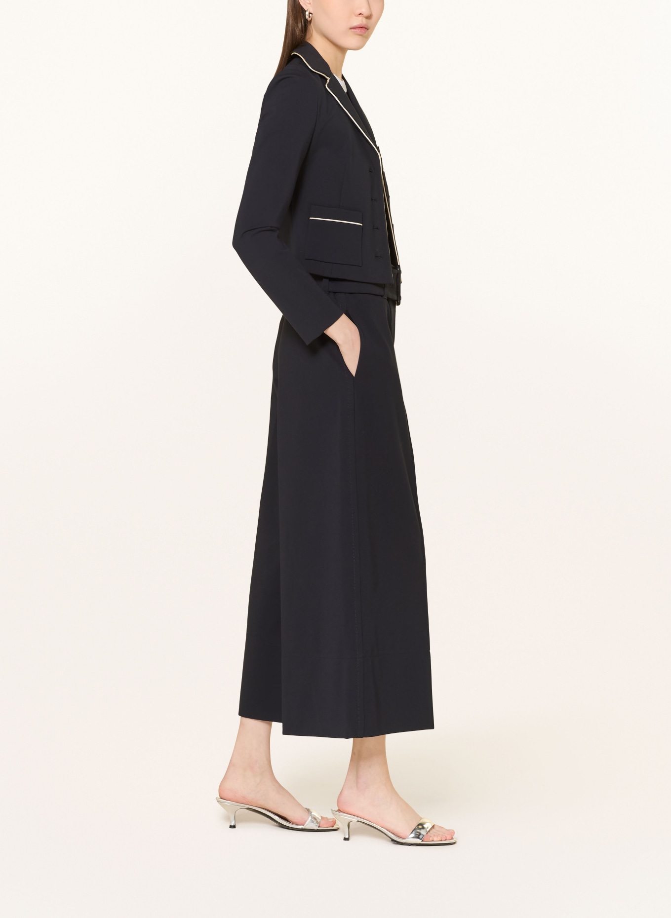DOROTHEE SCHUMACHER EMOTIONAL ESSENCE culottes: DARK BLUE