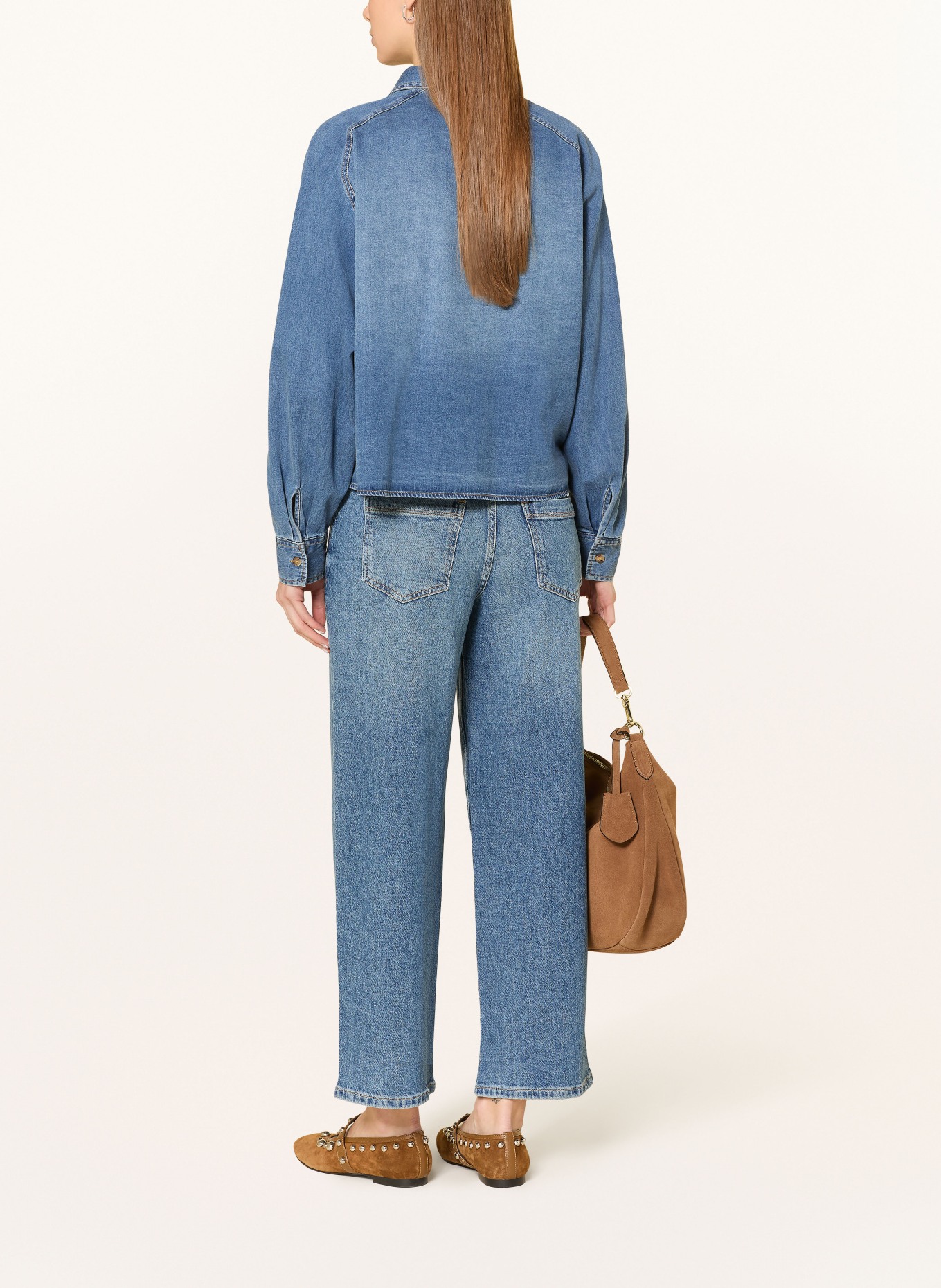 someday Dżinsy z szerokimi nogawkami CELLMA: 70314 mid drift blue