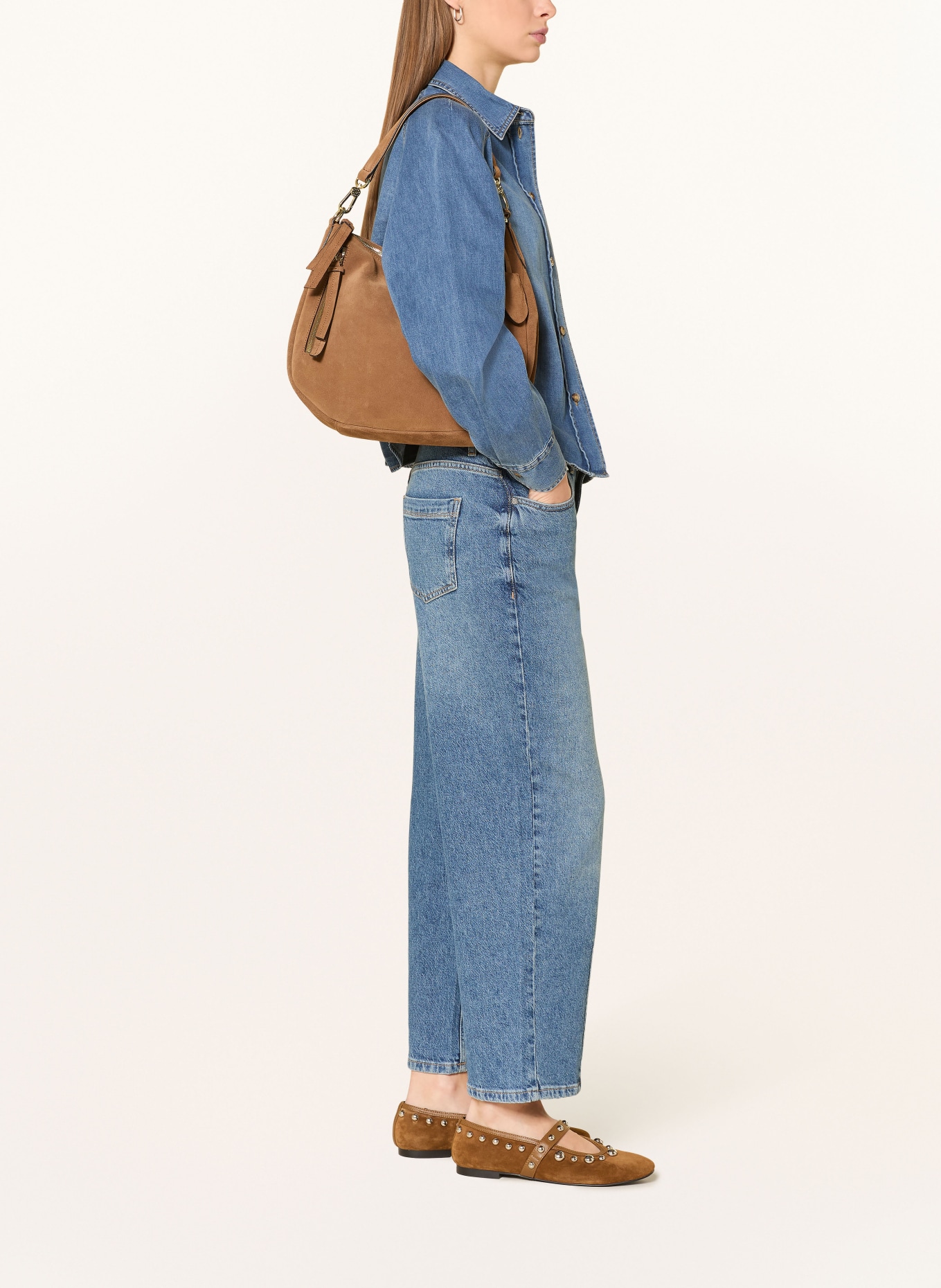 someday Dżinsy z szerokimi nogawkami CELLMA: 70314 mid drift blue