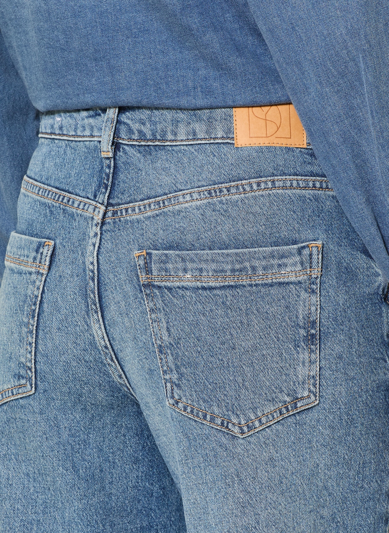 someday Dżinsy z szerokimi nogawkami CELLMA: 70314 mid drift blue