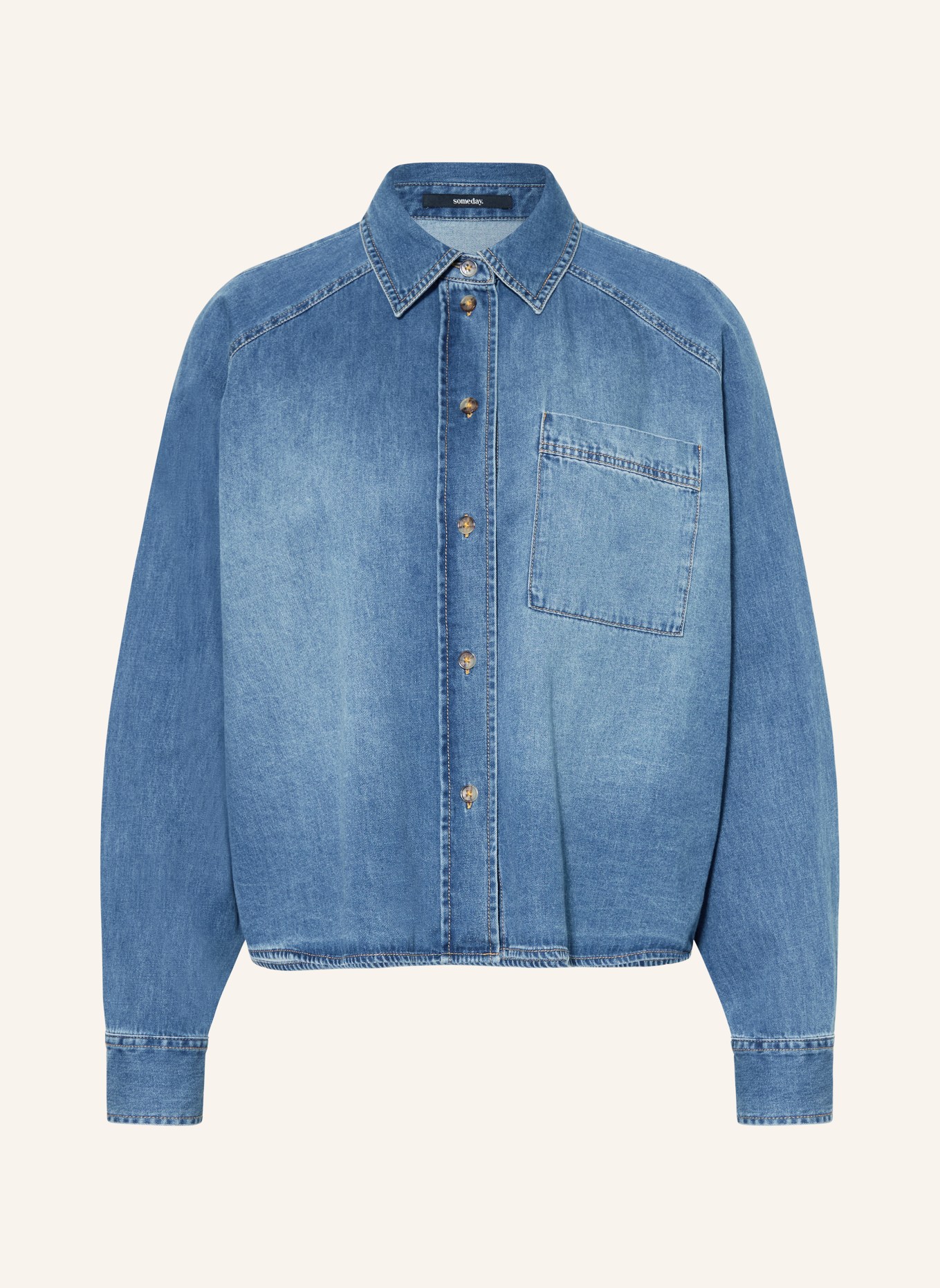 someday Jeansbluse ZEBRU: BLAU