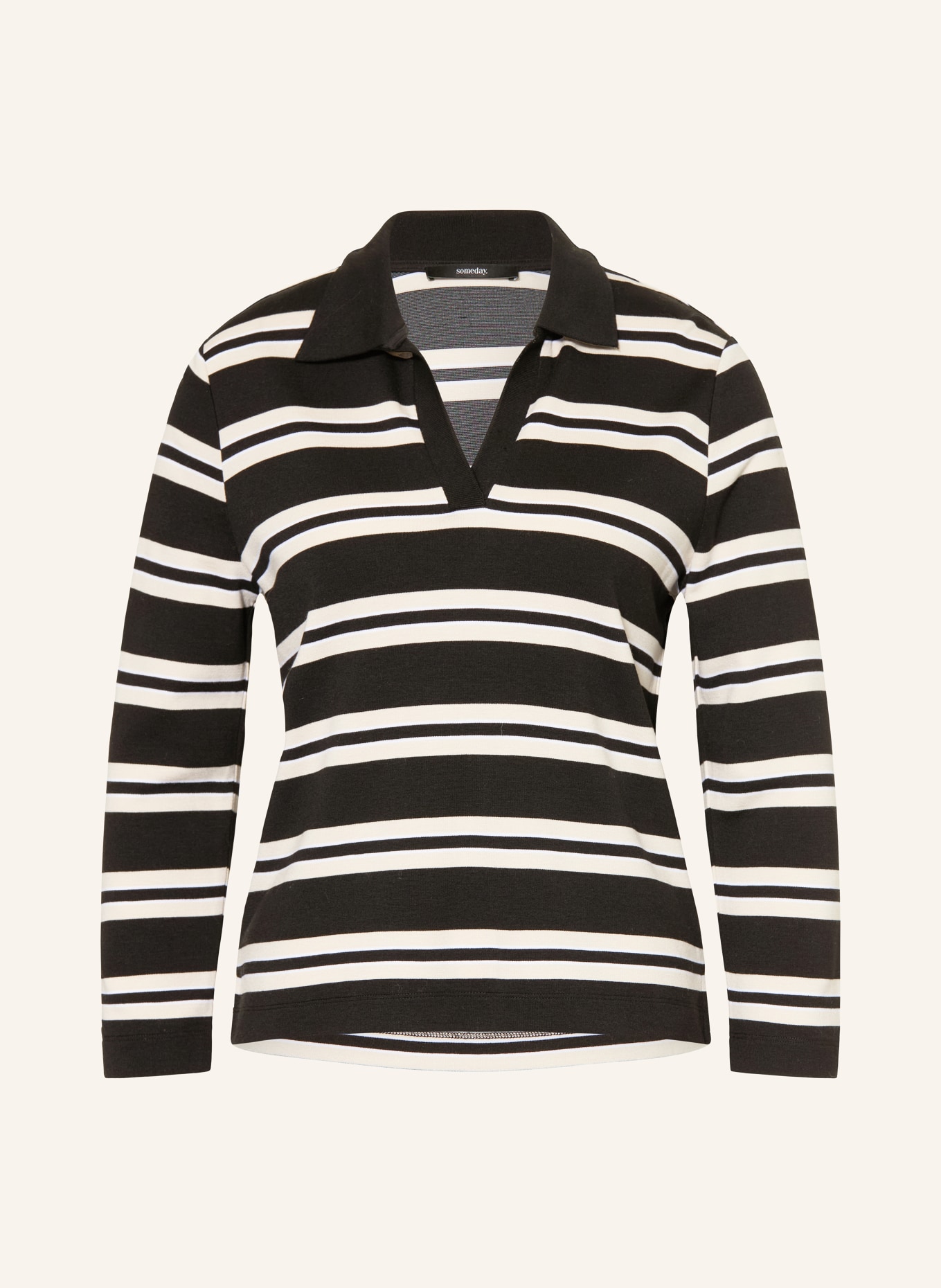 someday KIONA sweatshirt: BLACK / CREAM / WHITE