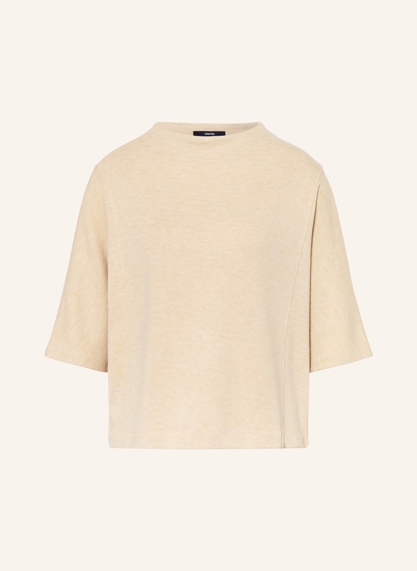 someday Shirt UPIA mit 3/4-Arm: HELLBRAUN