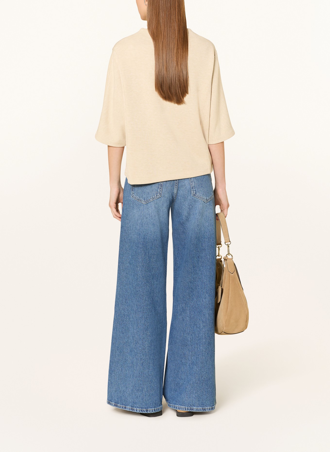 someday Shirt UPIA mit 3/4-Arm: HELLBRAUN