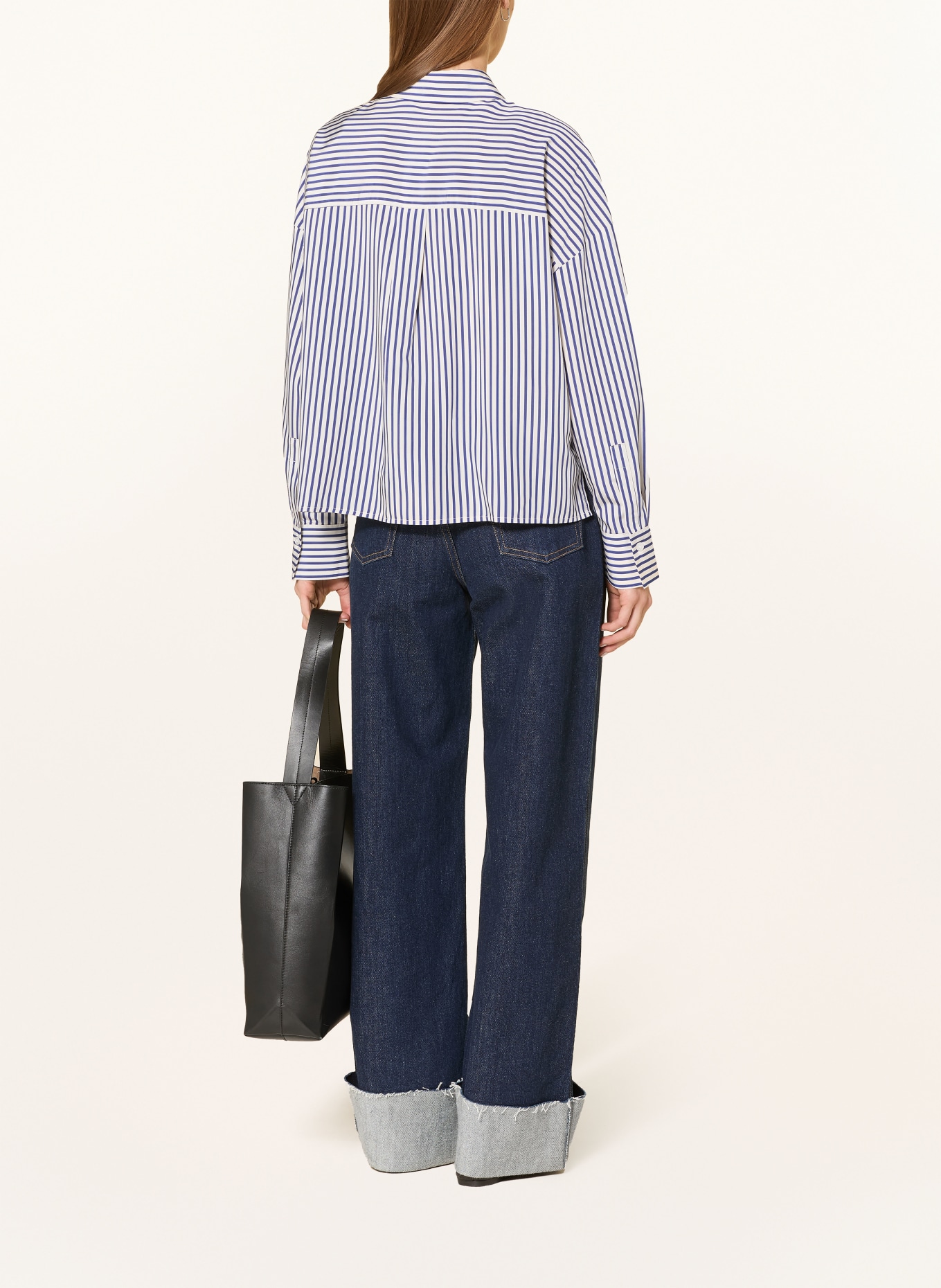 someday Hemdbluse ZVENJA: WEISS / BLAU