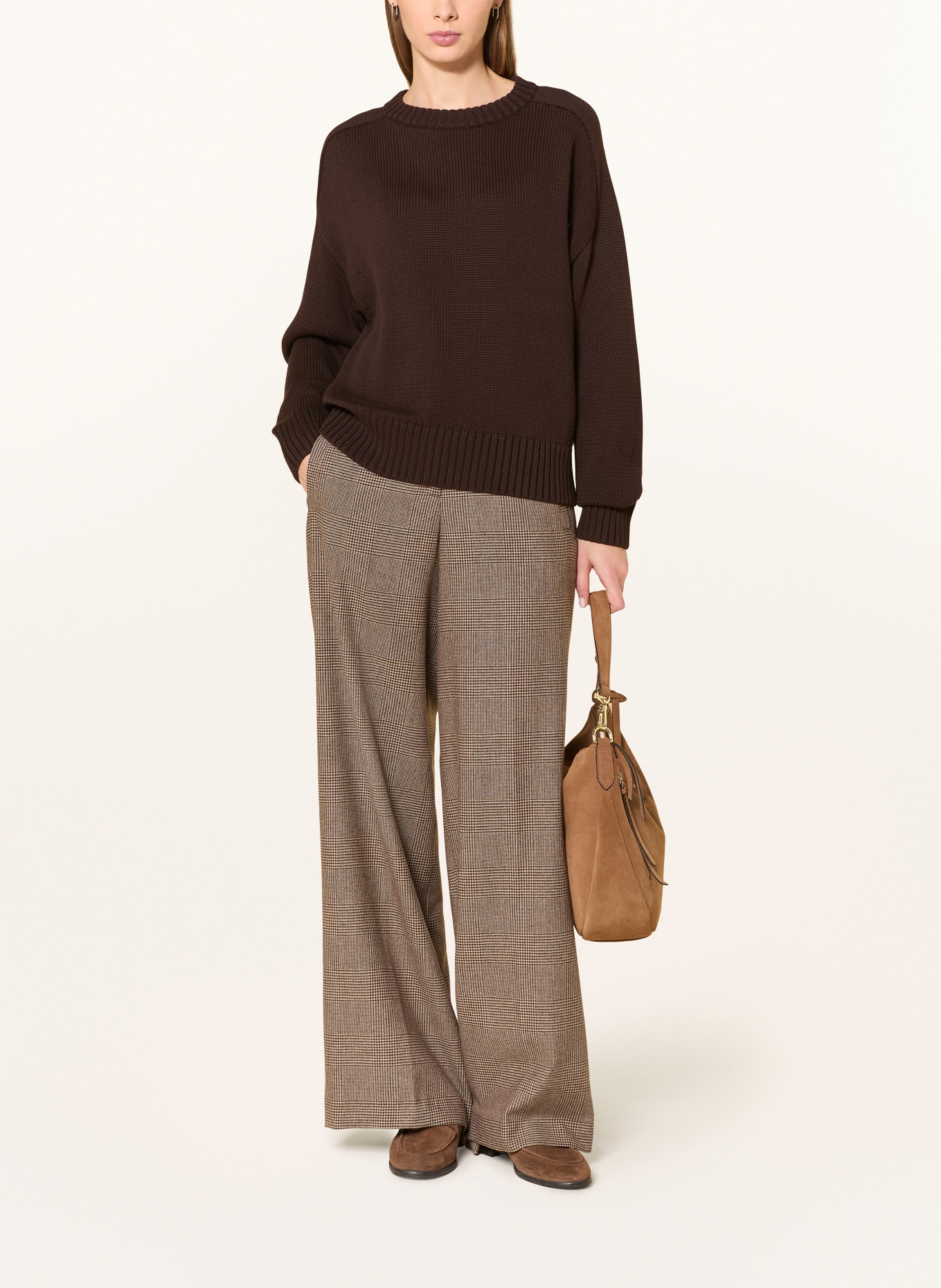 someday Pullover TIRUNA: DUNKELBRAUN