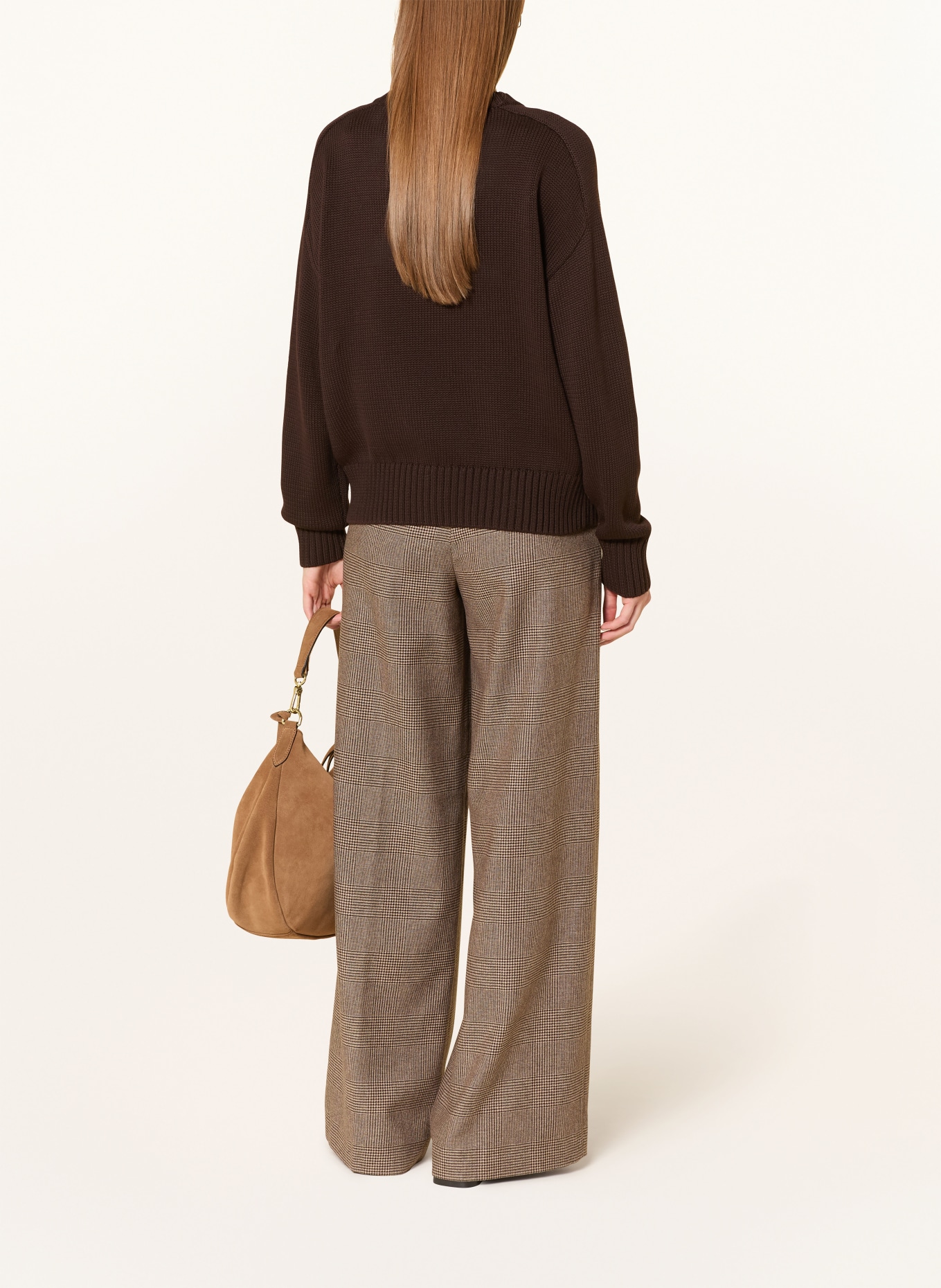 someday Pullover TIRUNA: DUNKELBRAUN