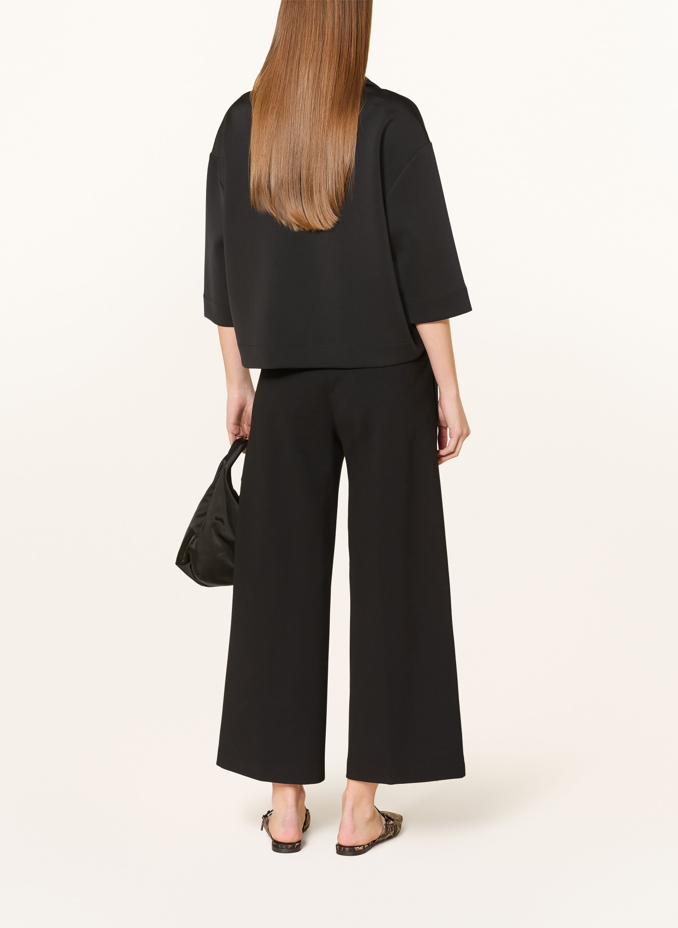 someday Blusenshirt UVANA mit 3/4-Arm: SCHWARZ