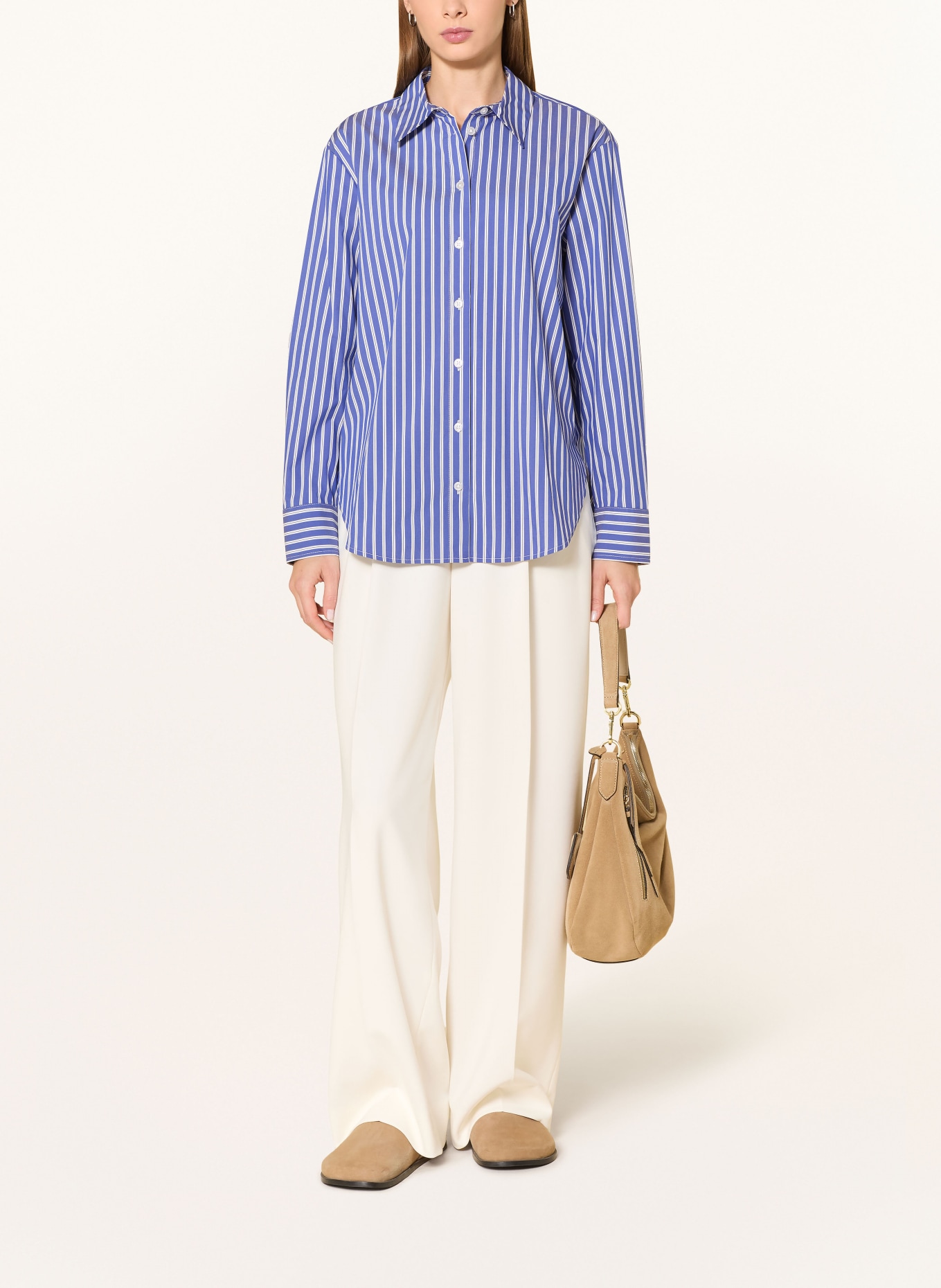 someday Hemdbluse ZIVIAN: BLAU / WEISS