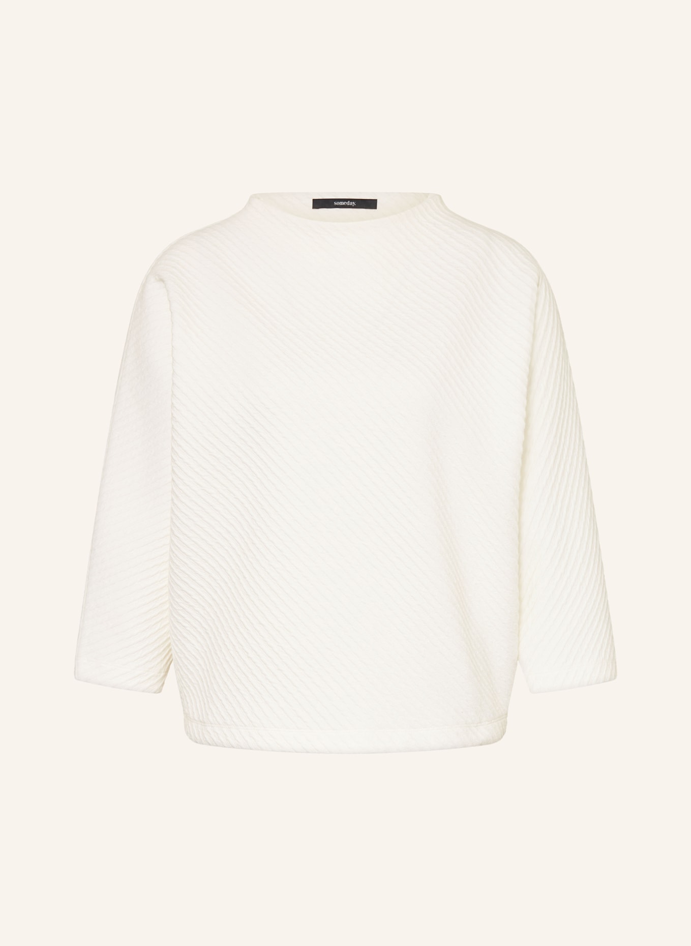 someday Pullover ULIRA mit 3/4-Arm: WEISS