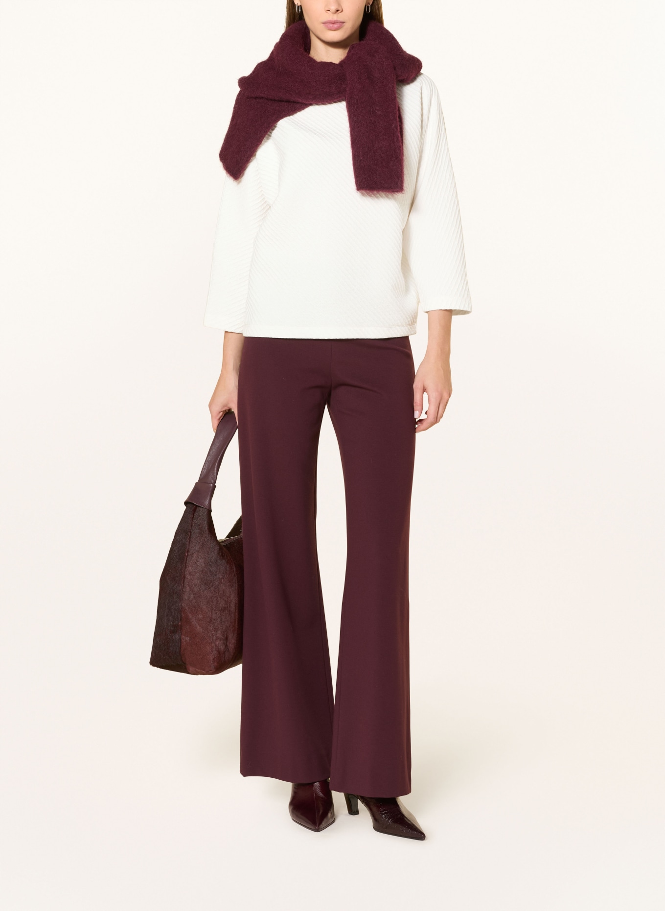 someday Pullover ULIRA mit 3/4-Arm: WEISS