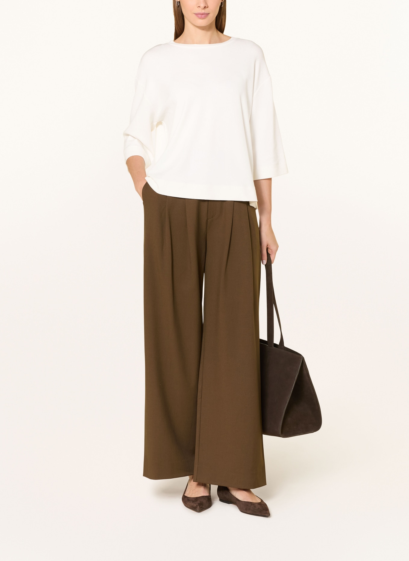 someday Blusenshirt KAVIRA mit 3/4-Arm: WEISS