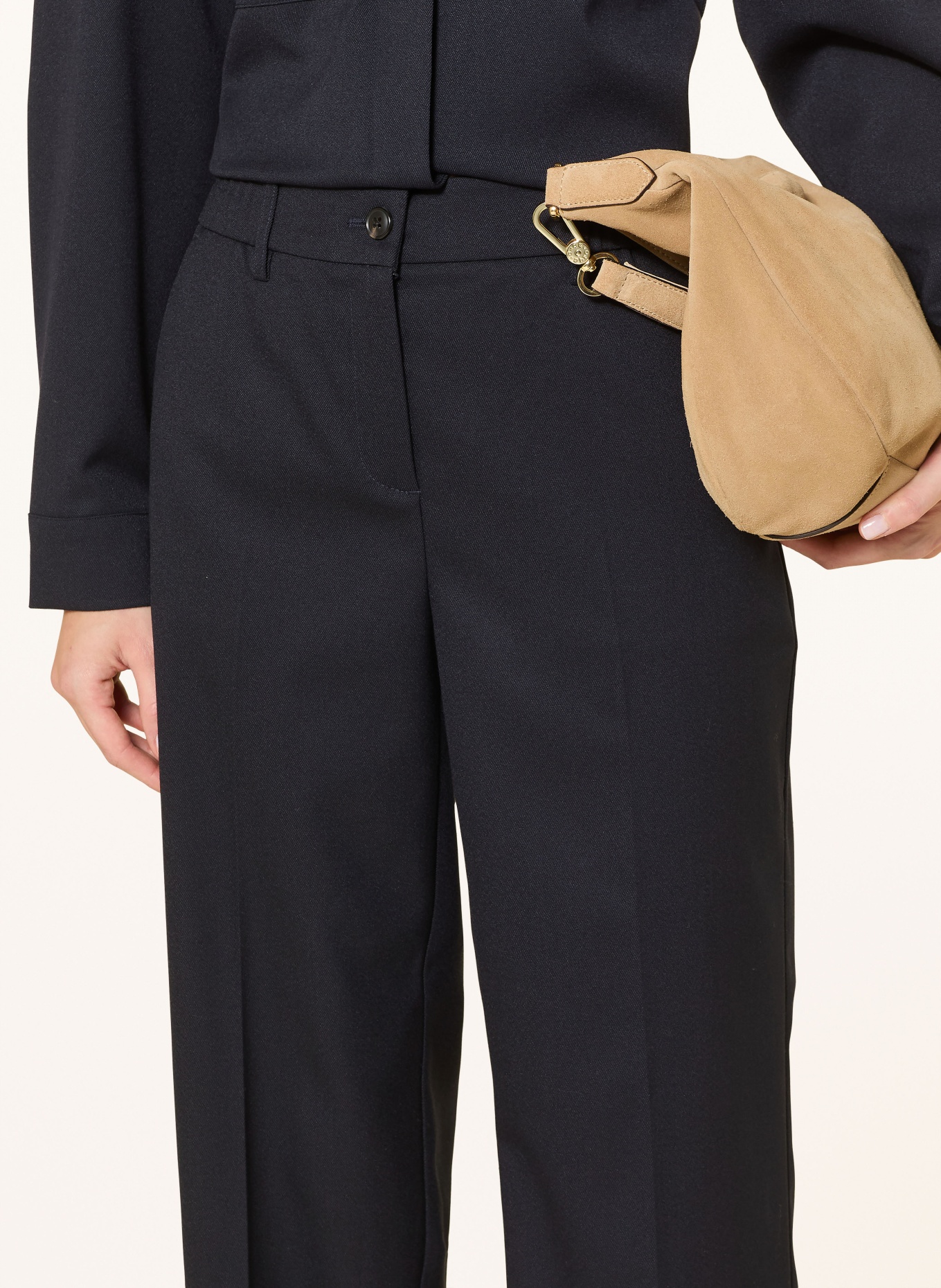 someday 7/8 pants CISILIA BALANCE: DARK BLUE