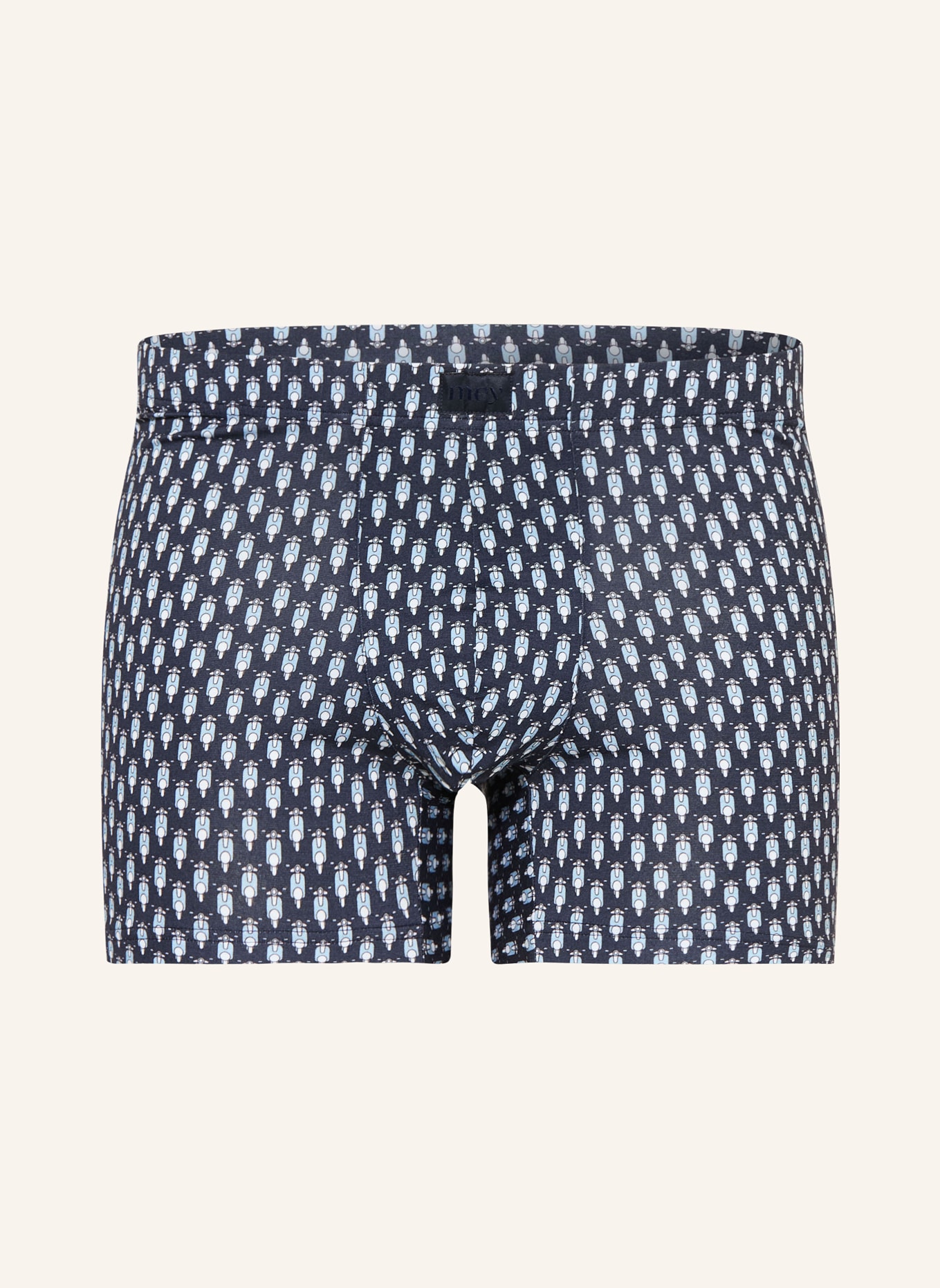 mey Boxer shorts series SCOOTER VENTURE: BLUE / BLUE GRAY / WHITE