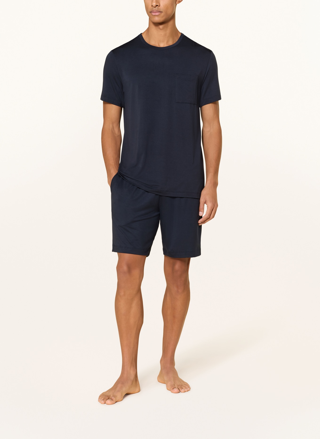 mey Sleep shirt series JEFFERSON: DARK BLUE