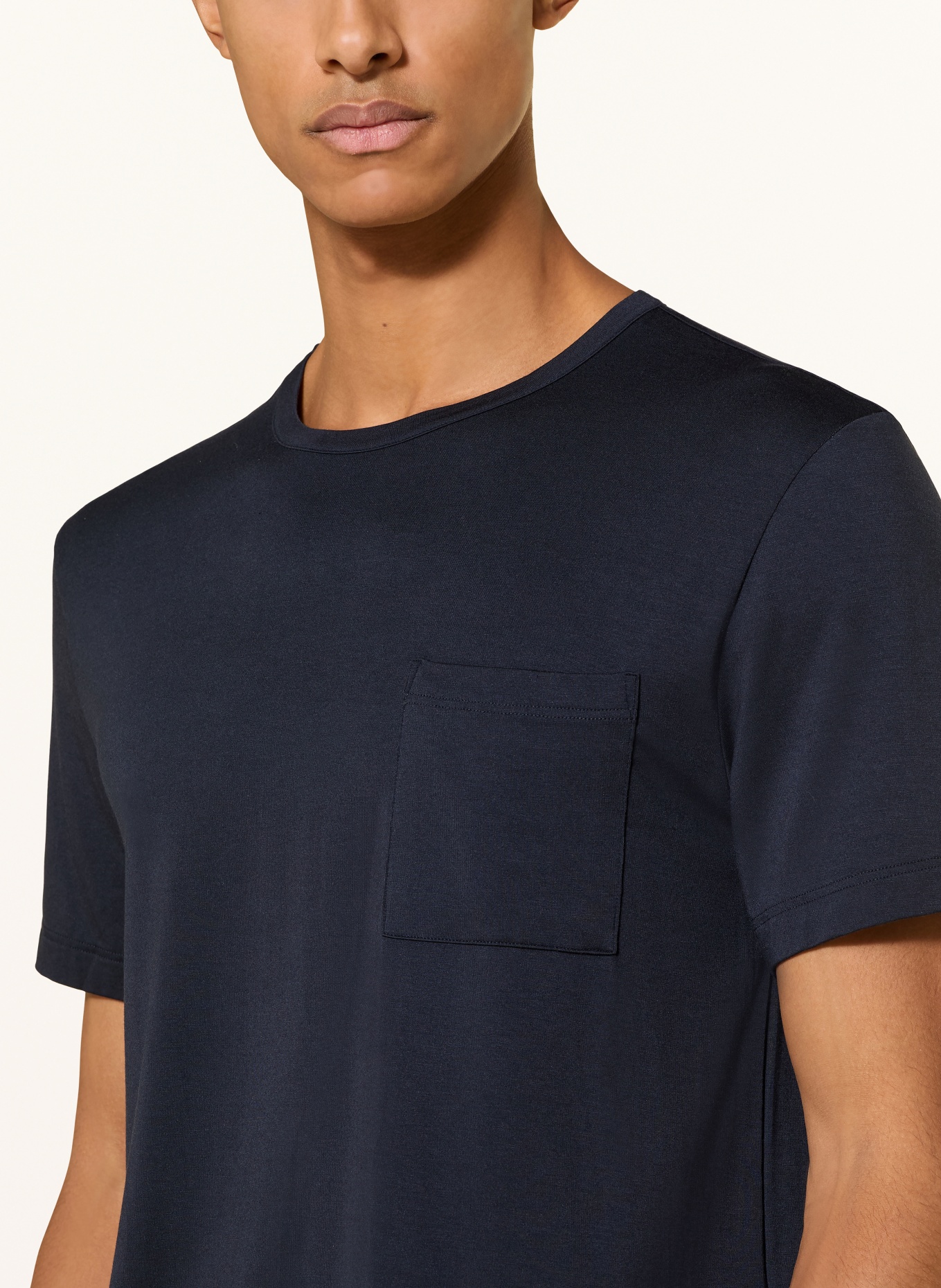 mey Sleep shirt series JEFFERSON: DARK BLUE