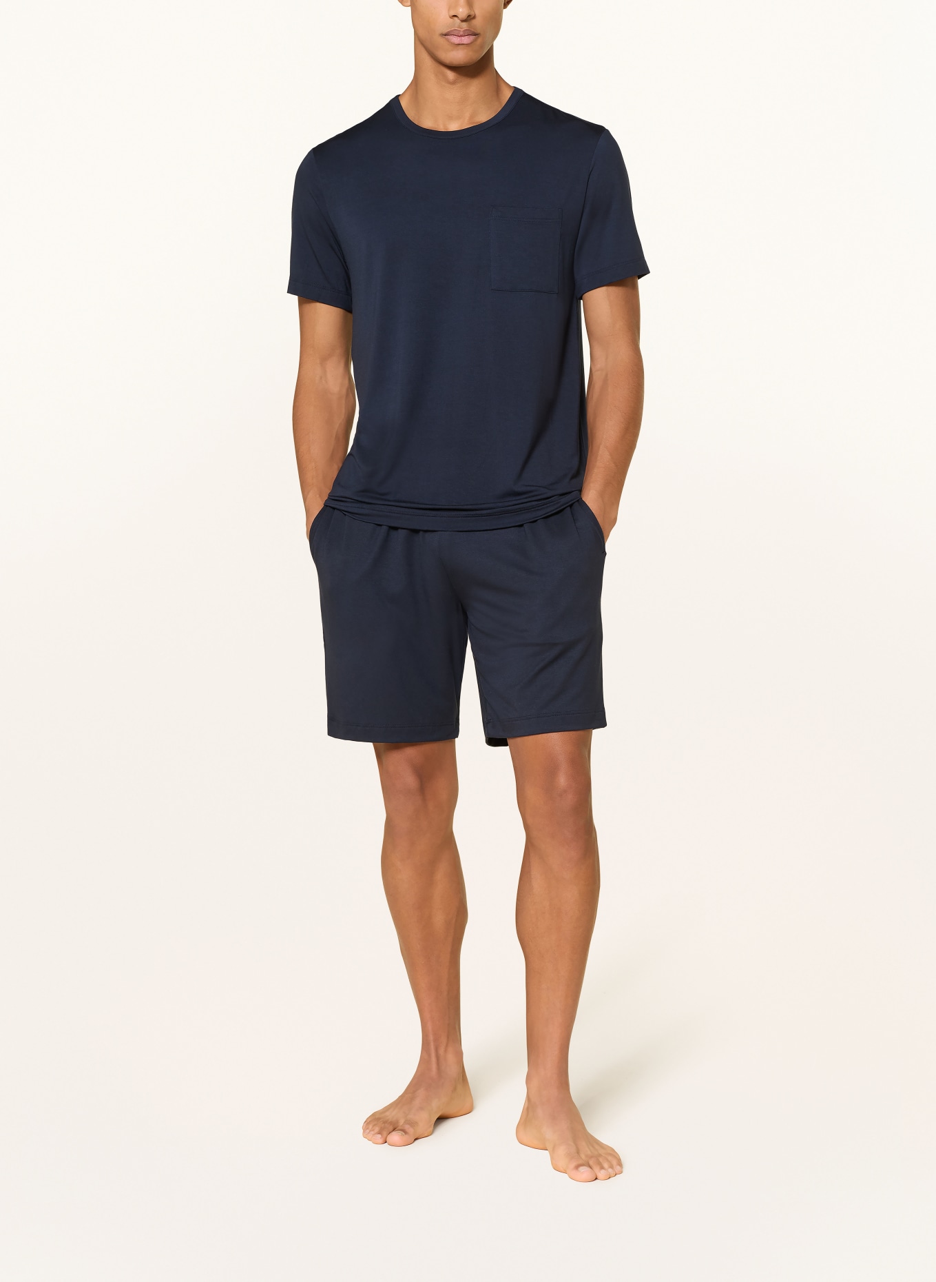 mey Lounge-Shorts JEFFERSON: DUNKELBLAU
