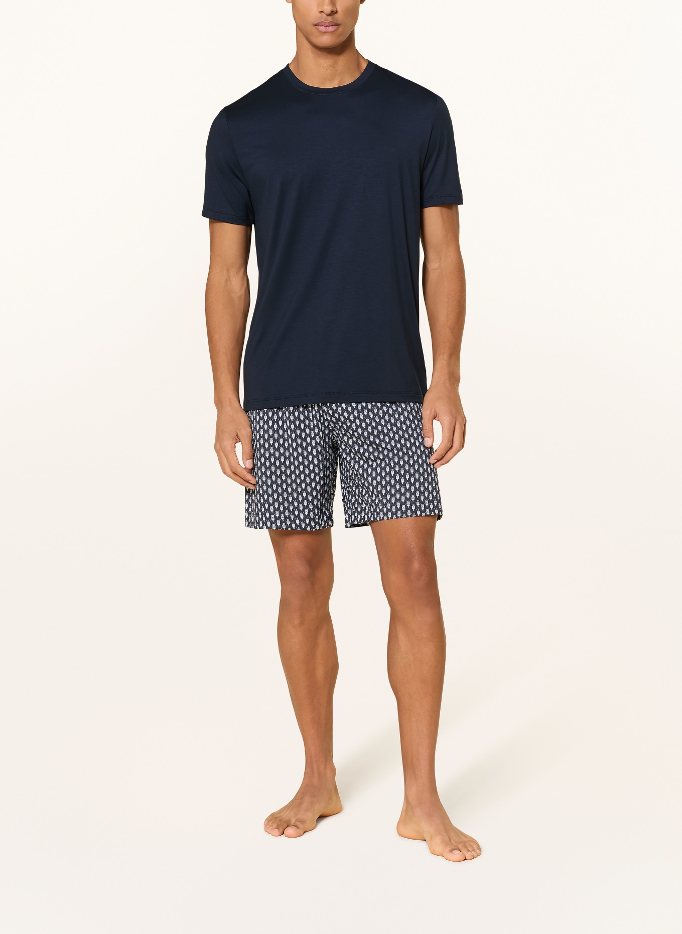 mey Lounge-Shirt JEFFERSON: DUNKELBLAU