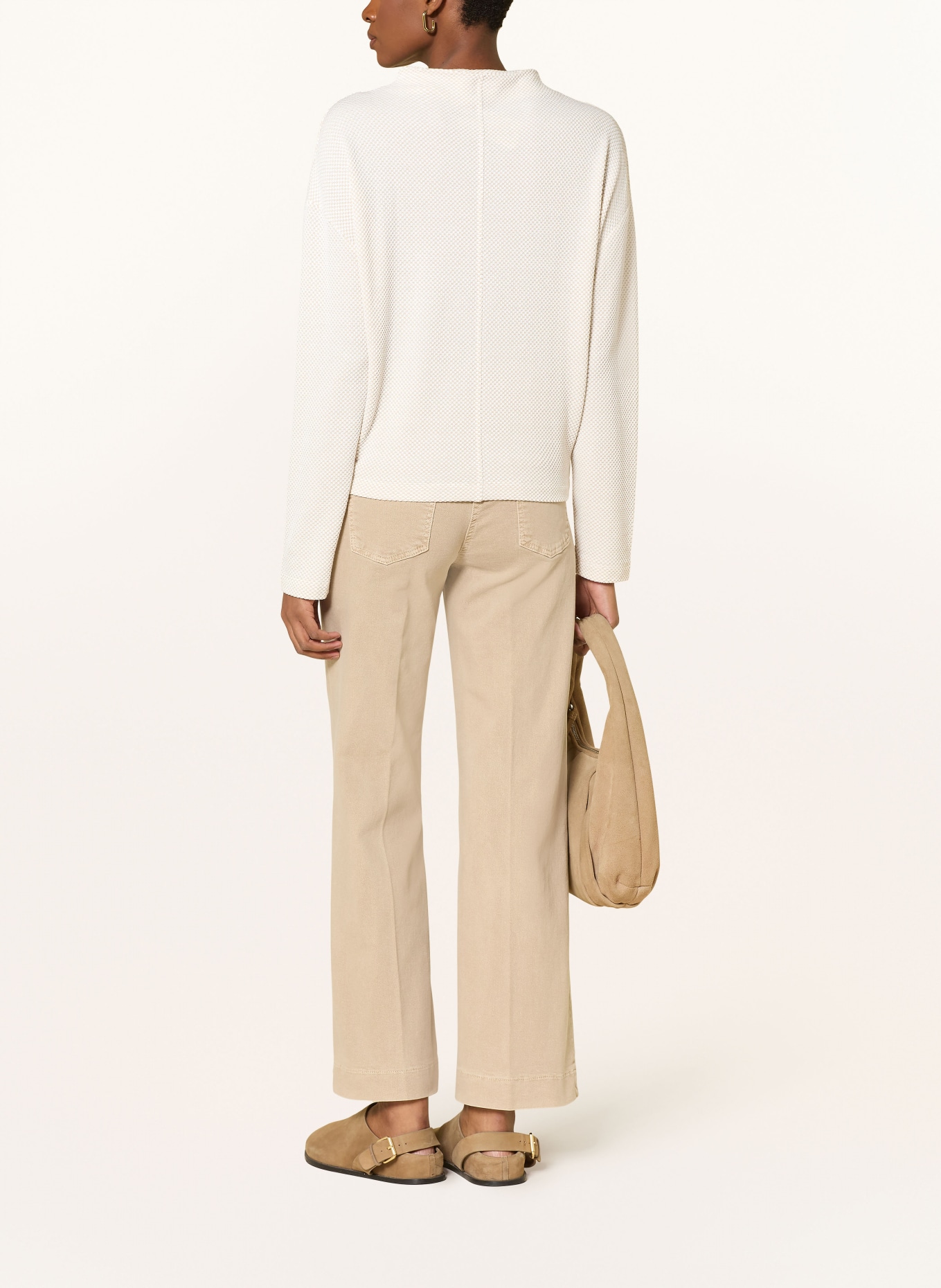 OPUS Longsleeve SERATA: HELLGELB / WEISS