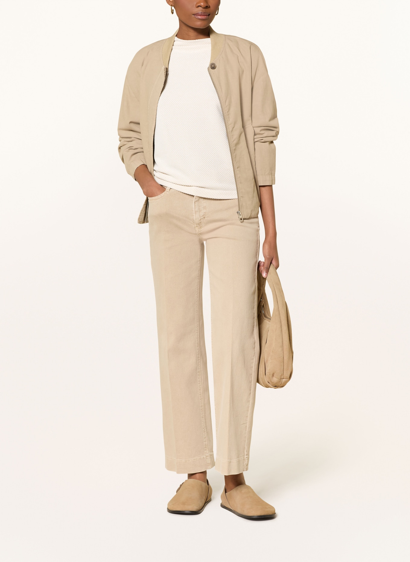 OPUS Longsleeve SERATA: HELLGELB / WEISS